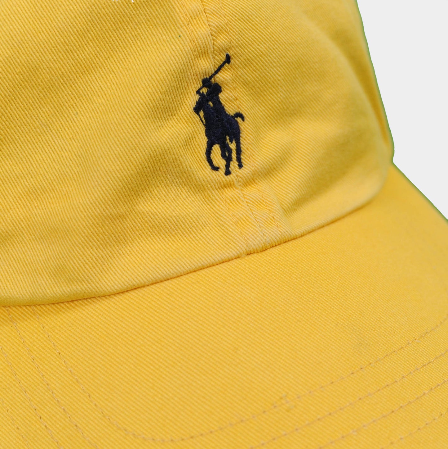 00’s POLO キャップ 黒ポニー 黄色/A3420C-S