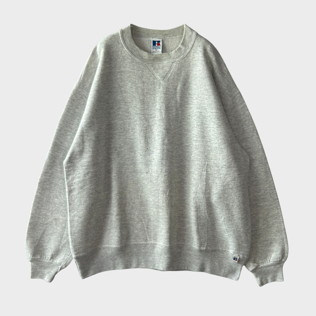 90's Russell Athletic ラッセル 無地スウェット 白 (XL)/A7715S-SO