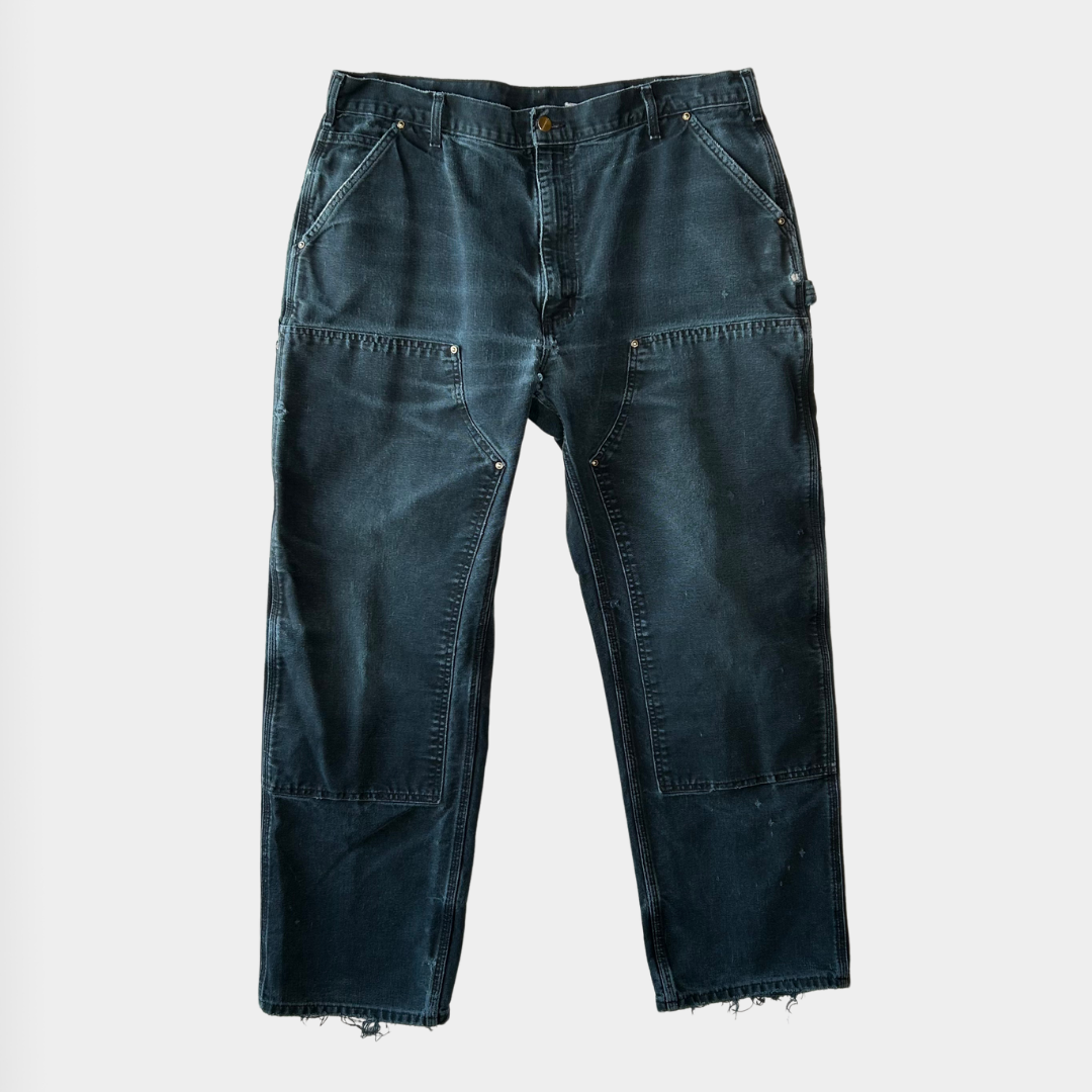 00's Carhartt カーハート ダブルニー B01 BLK 黒(40×32)/A6157P-SO 00's Carhartt カーハート ダブルニー B01 BLK 黒(40×32)/A6157P-SO
