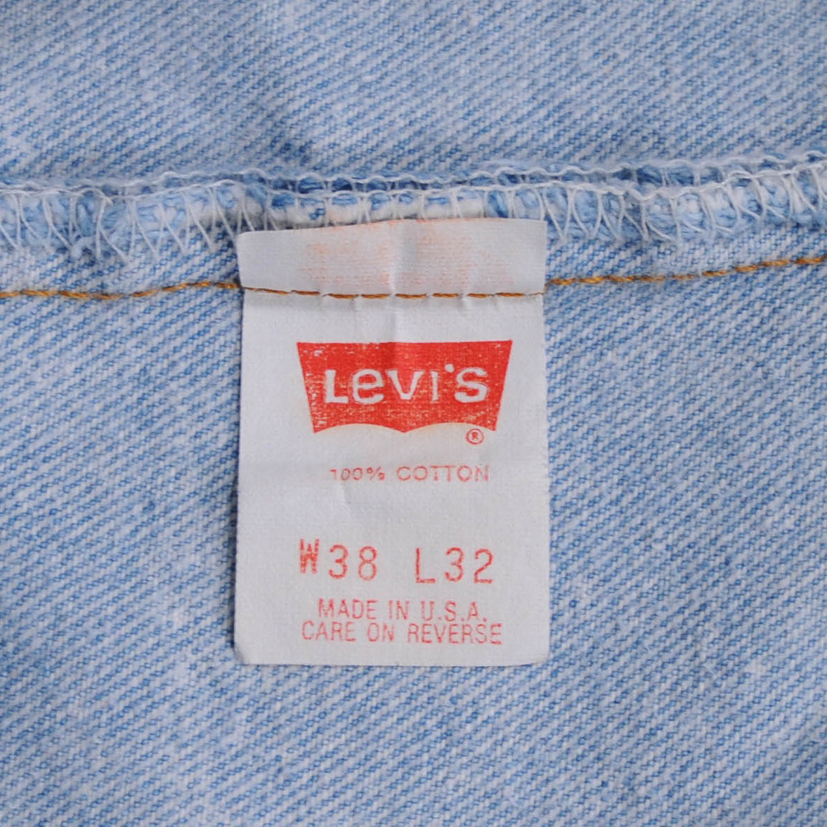 90's Levi's 501 USA ブリーチ薄青(W38L32)/A3608P-S