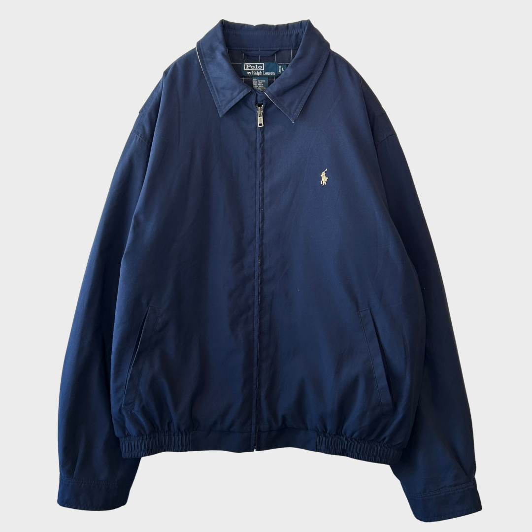 00's Polo Ralph Lauren スィングトップ 紺 (L)/B3036O-SO