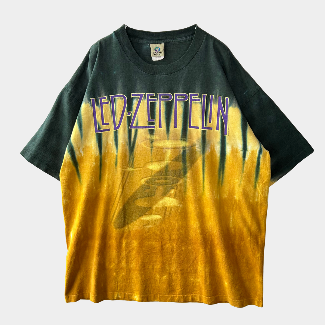 00's LED ZEPPERIN ツェッペリン タイダイTシャツ シングルステッチ USA(XL)/A6458T-SO