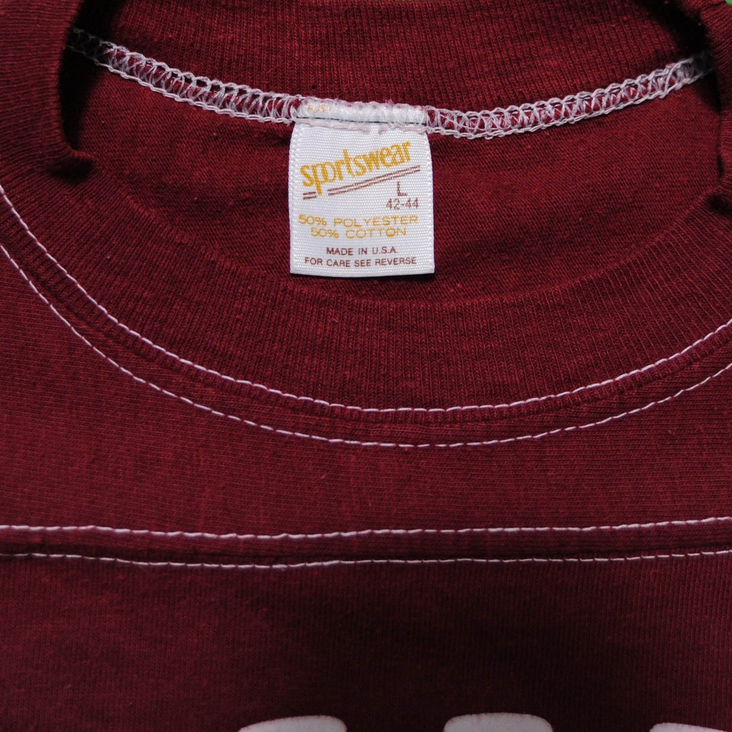 70's sportswear VALLY FLORAL AND NURSERY フットボールTシャツ(L)/A3102T-S