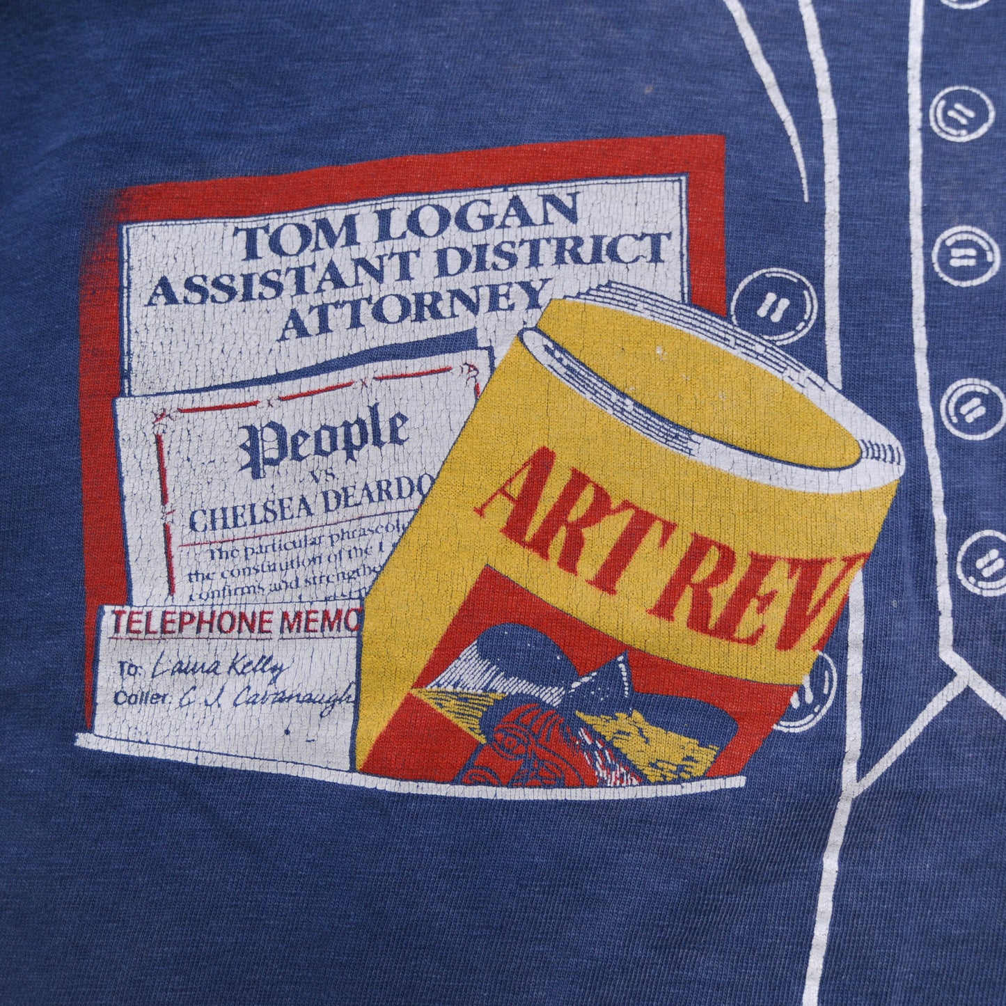 80's LEGAL EAGLES騙し絵Tシャツ(L)/A2963T-S