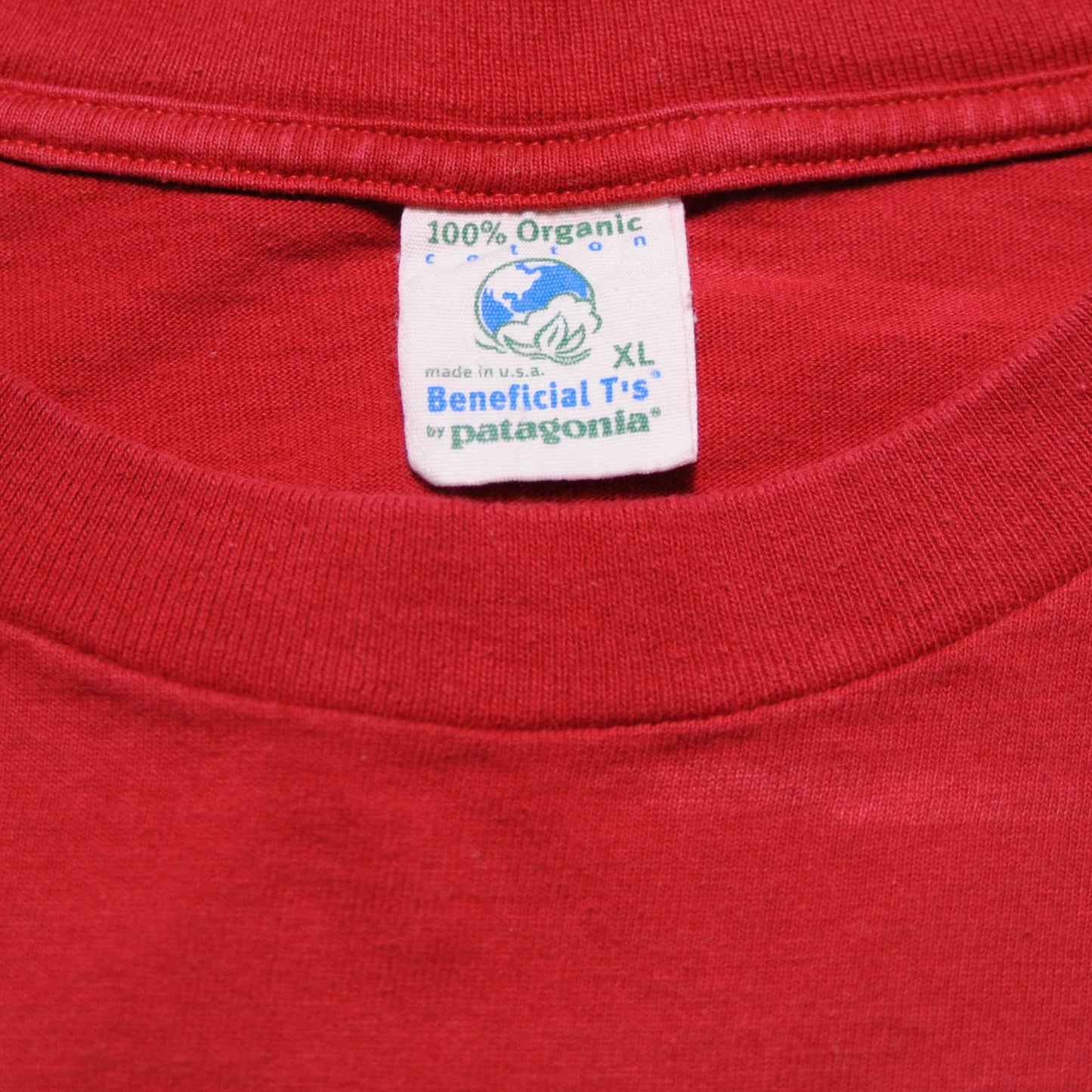 00's Patagonia Organic CottonロゴプリントL/S Tシャツ(XL)/A2379T-S
