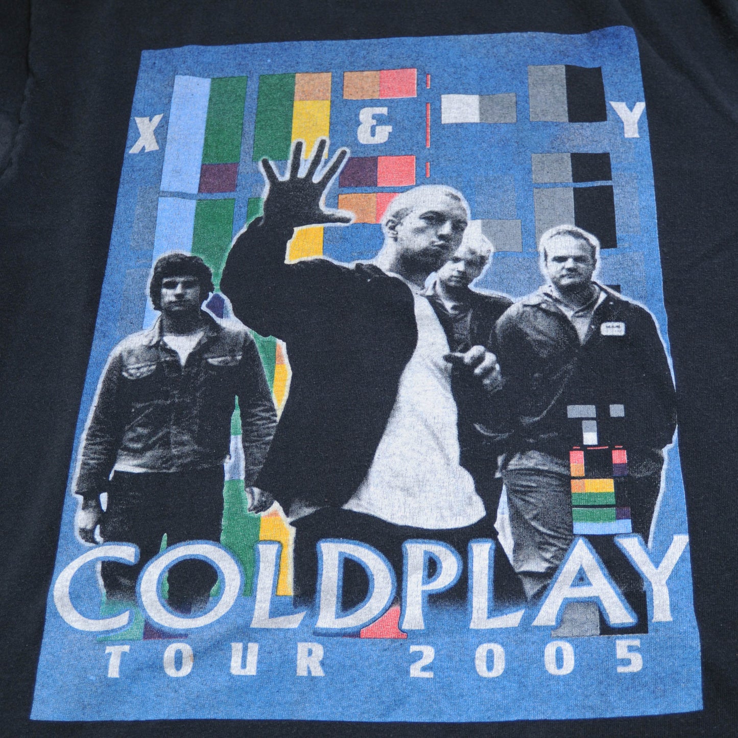COLD PLAY 2005tour Tシャツ 黒(L)/A3588T-S