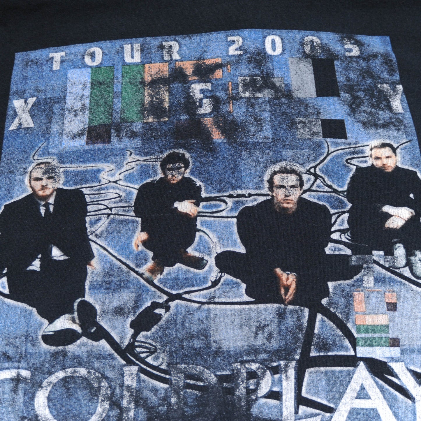 COLD PLAY 2005tour Tシャツ 黒(L)/A3588T-S