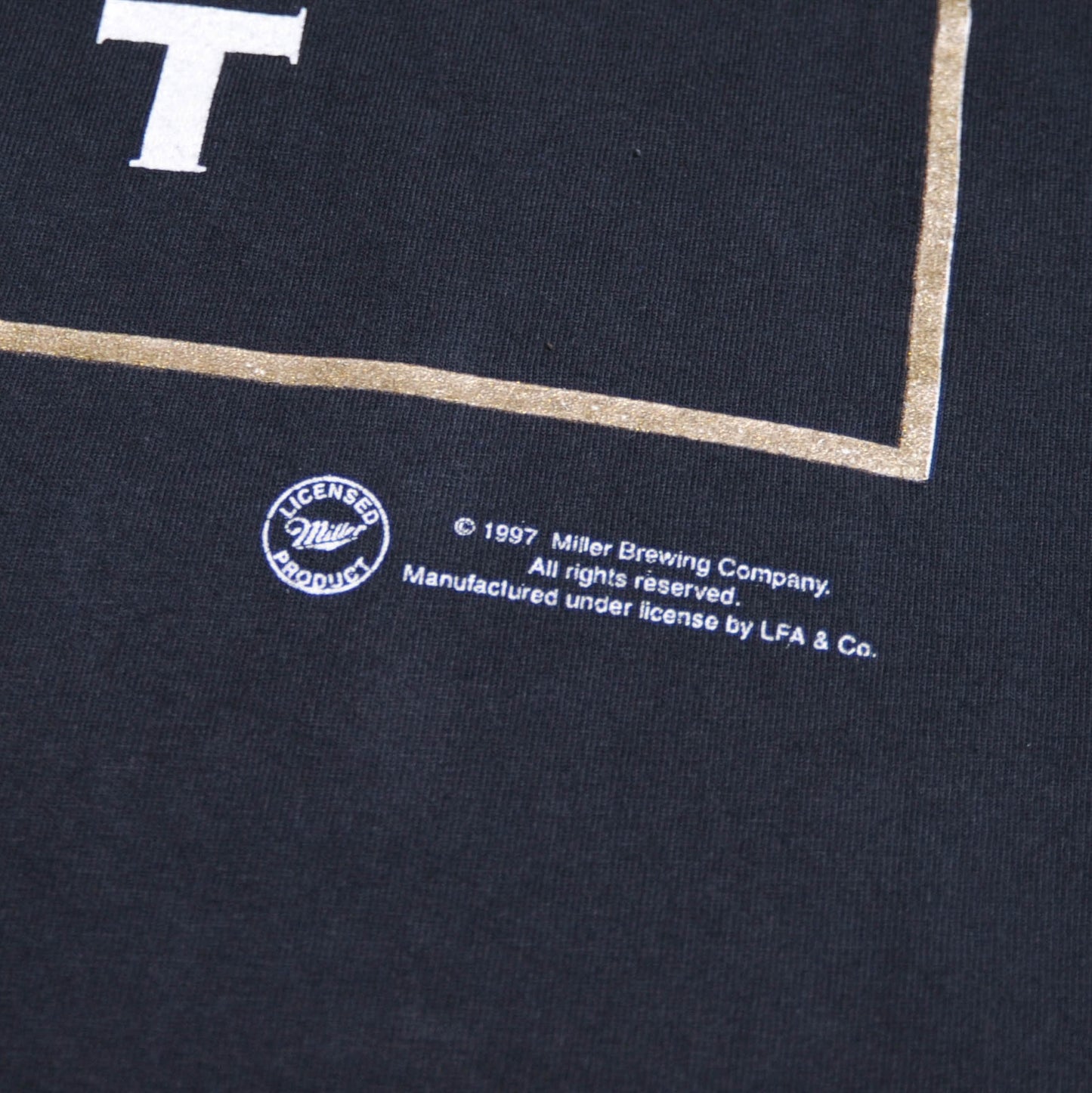 90s MILLER Beer企業Tシャツ(L)/A3442T-S