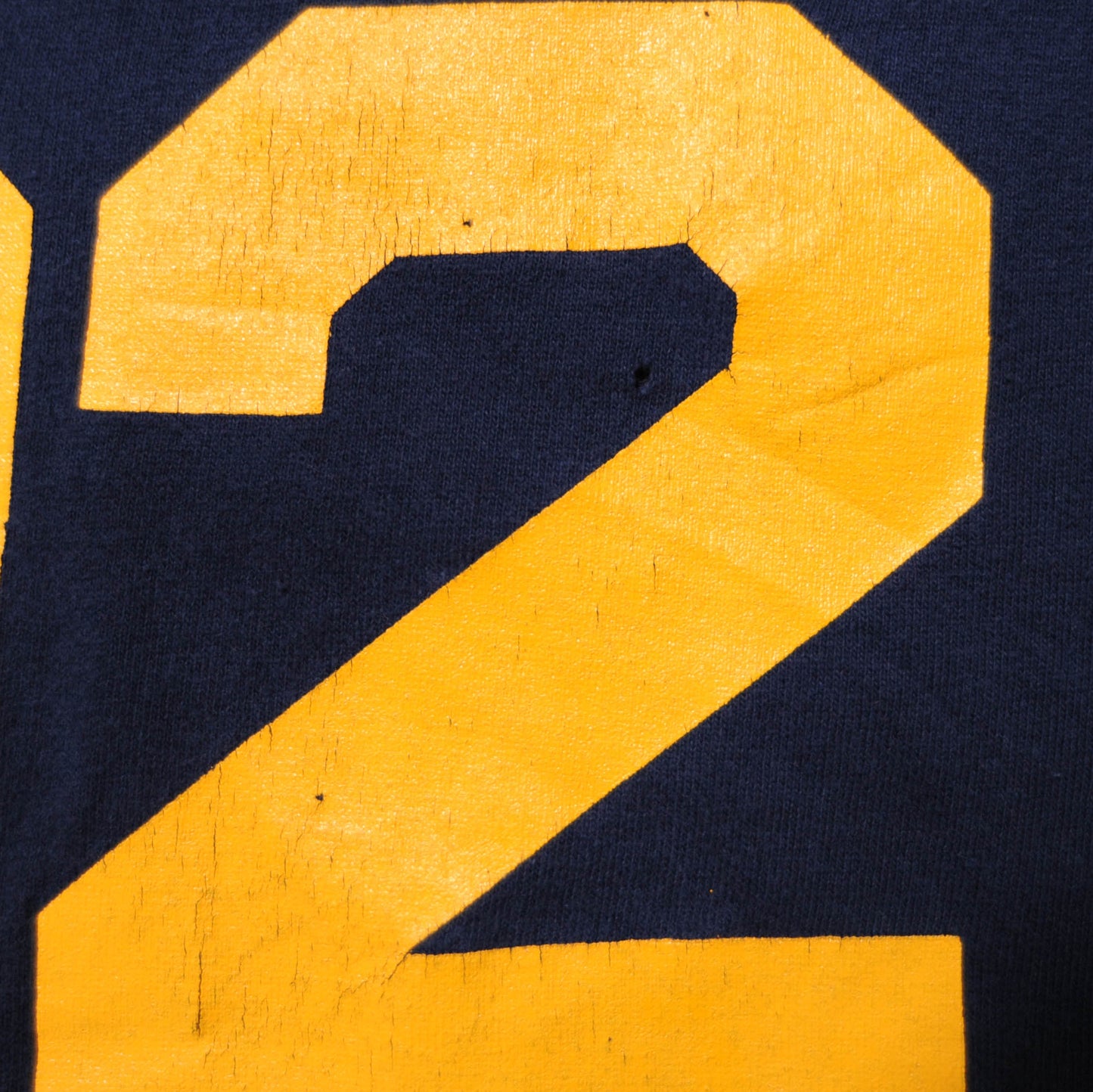 80's Champion NOTRE DAME 92 フットボールTシャツ ネイビー (XL)/A2829T