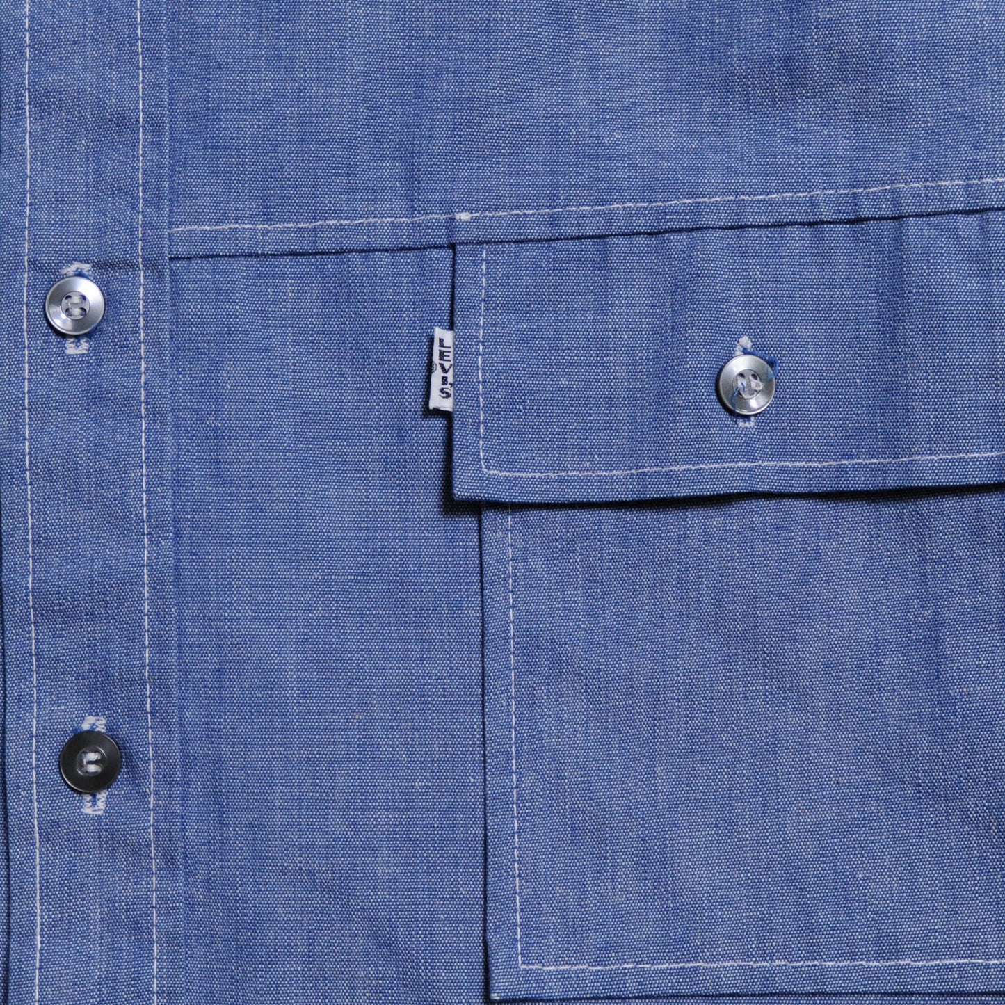 70's LEVI'S Panatela シャンブレーシャツ (XL)/A2369SH