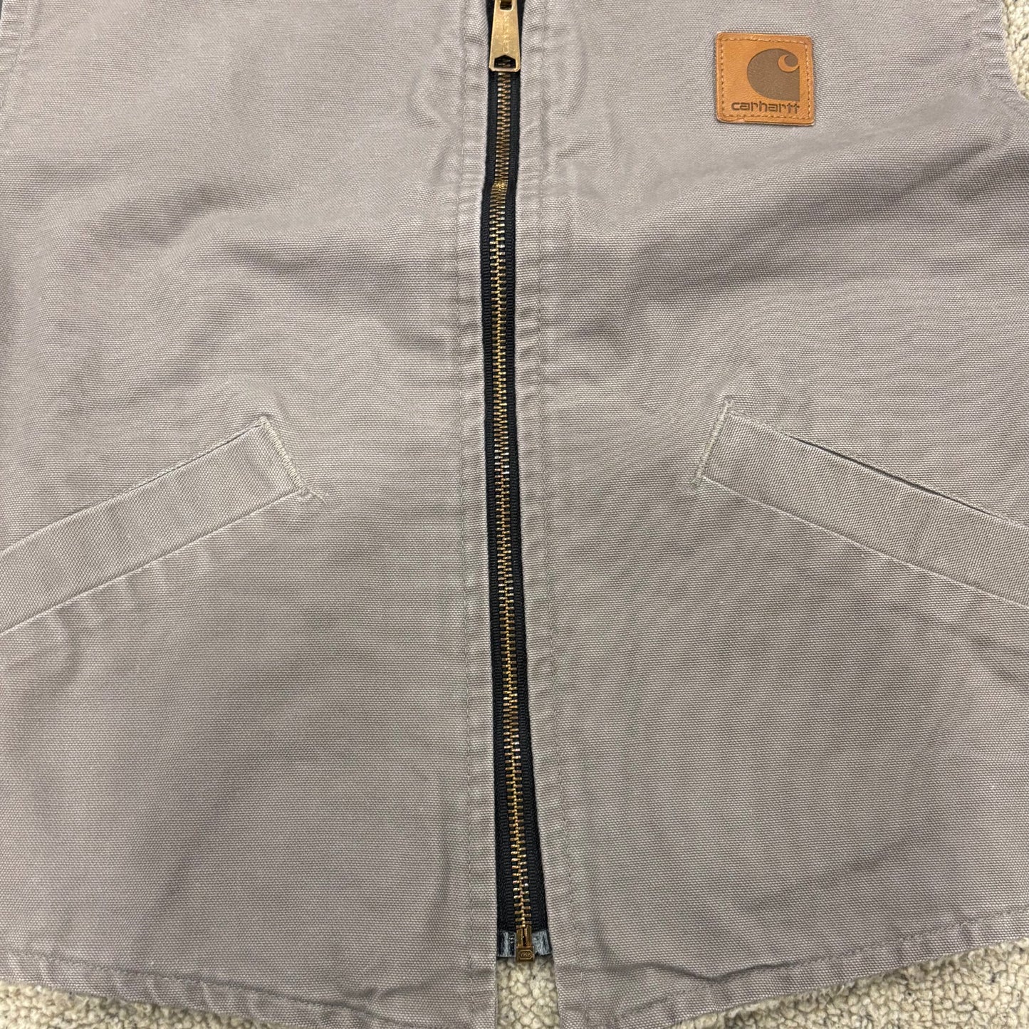 Carhartt カーハート ダックボアベスト グレー/B0988V-SO