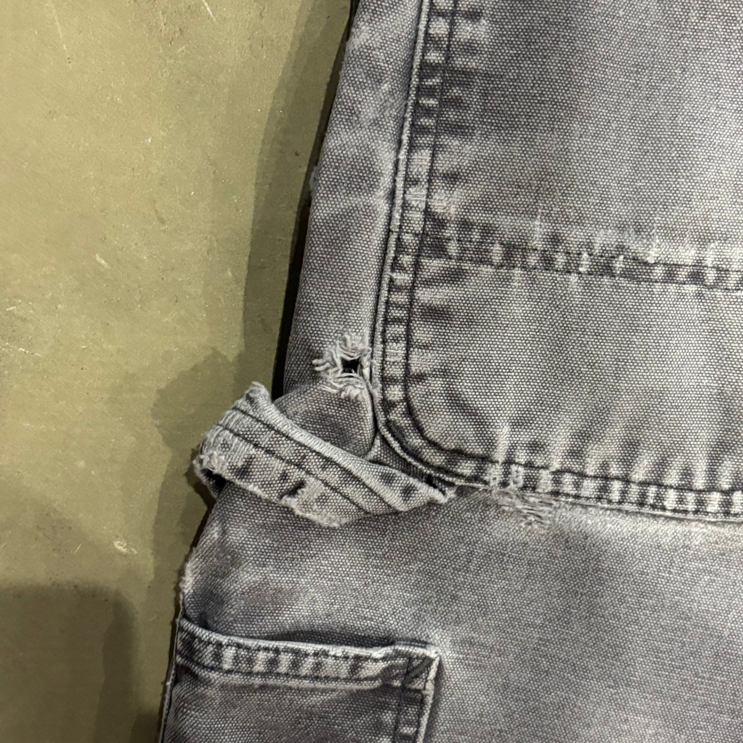 00's Carhartt カーハート ペインターパンツ グレー (34×32)/B1021P-SO