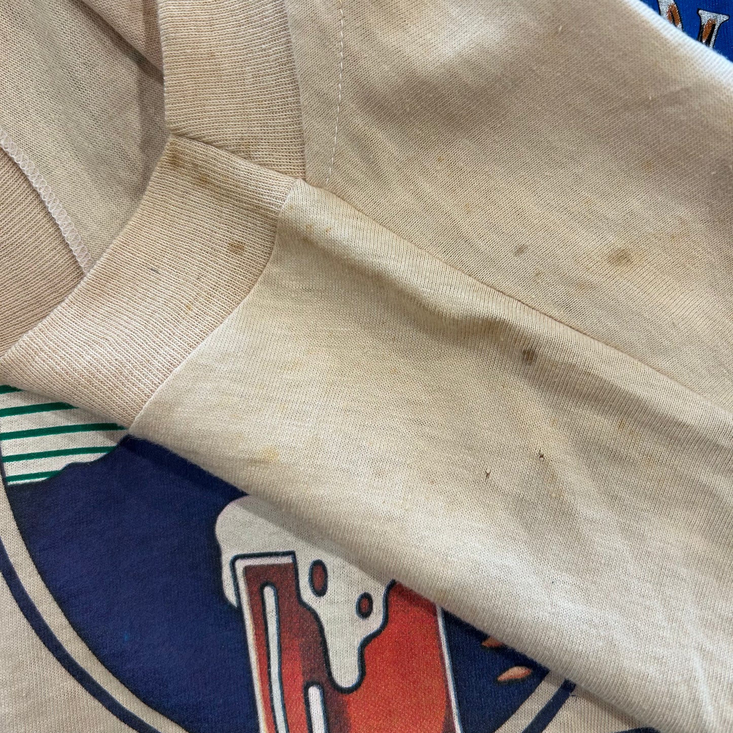 80's Hanes BENNIGAN'S レストラン 企業Tシャツ ベージュ(L)/A6910T-SO