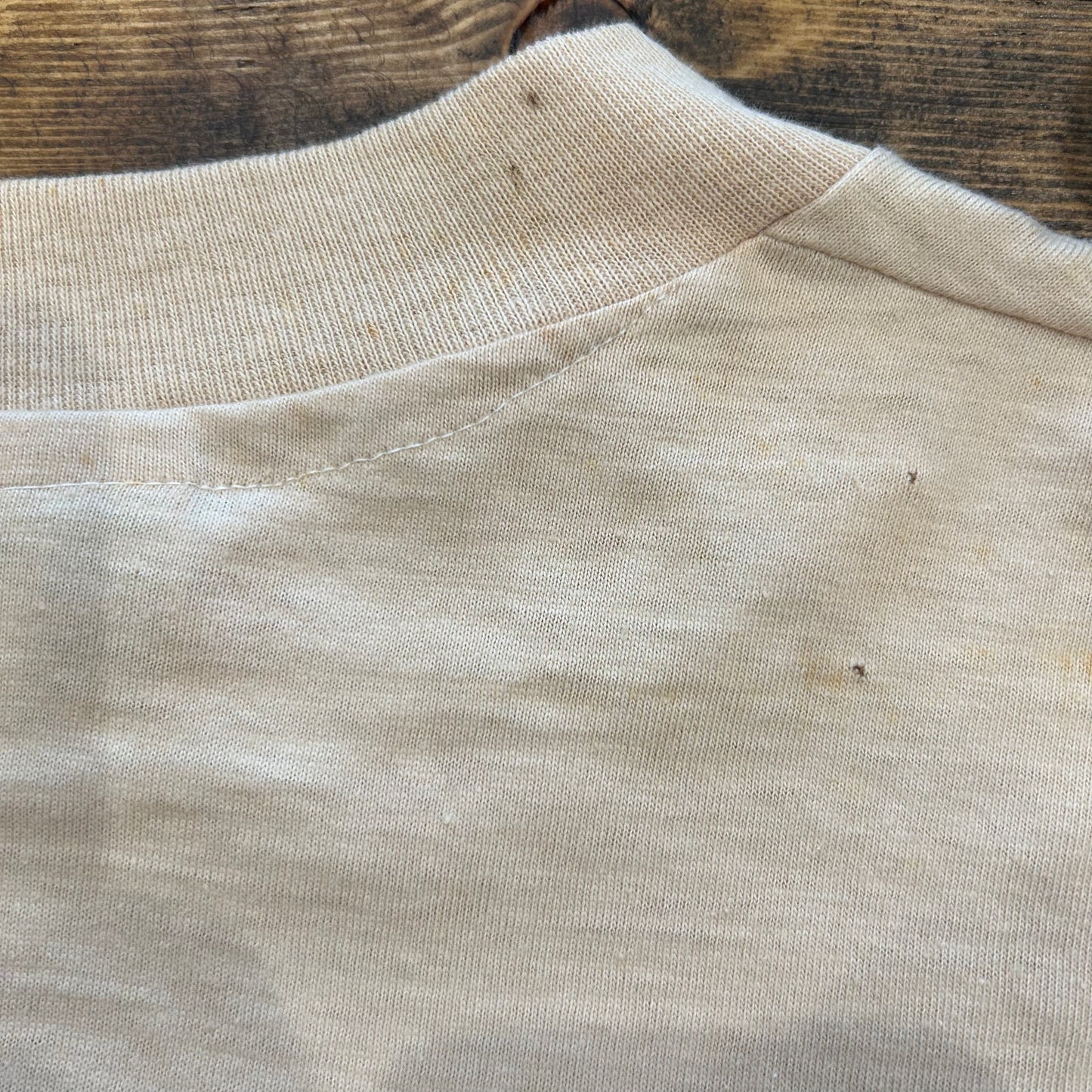 80's Hanes BENNIGAN'S レストラン 企業Tシャツ ベージュ(L)/A6910T-SO