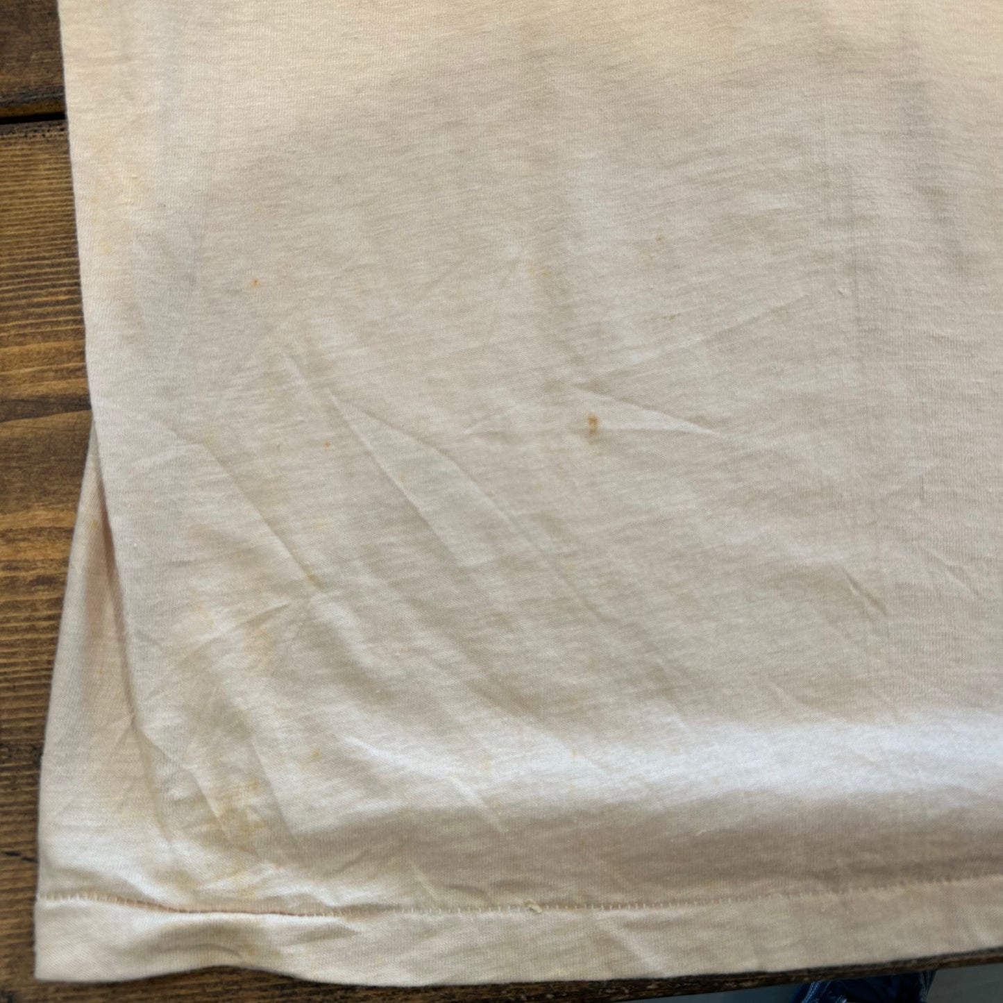 80's Hanes BENNIGAN'S レストラン 企業Tシャツ ベージュ(L)/A6910T-SO