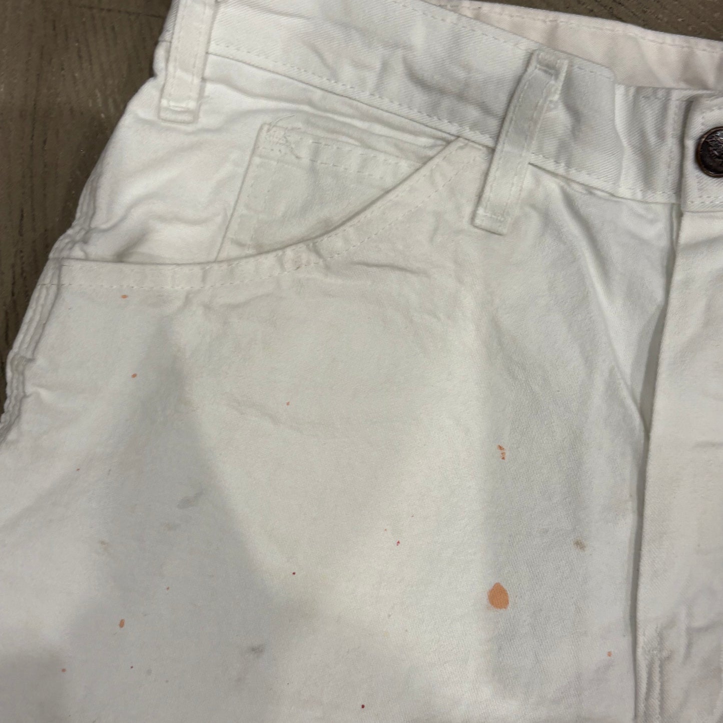 00's Dickies×Sherwin Williams ディッキーズ ペインターパンツ ペンキ 白(32×30)/B2249P-SO