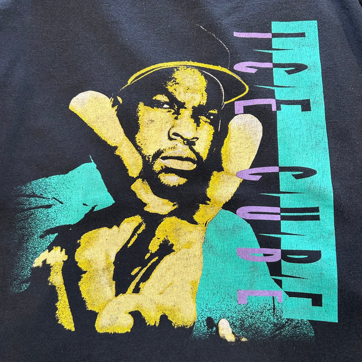 00's ICE CUBE アイスキューブ HIP HOP Tシャツ 黒/B1941T-SO