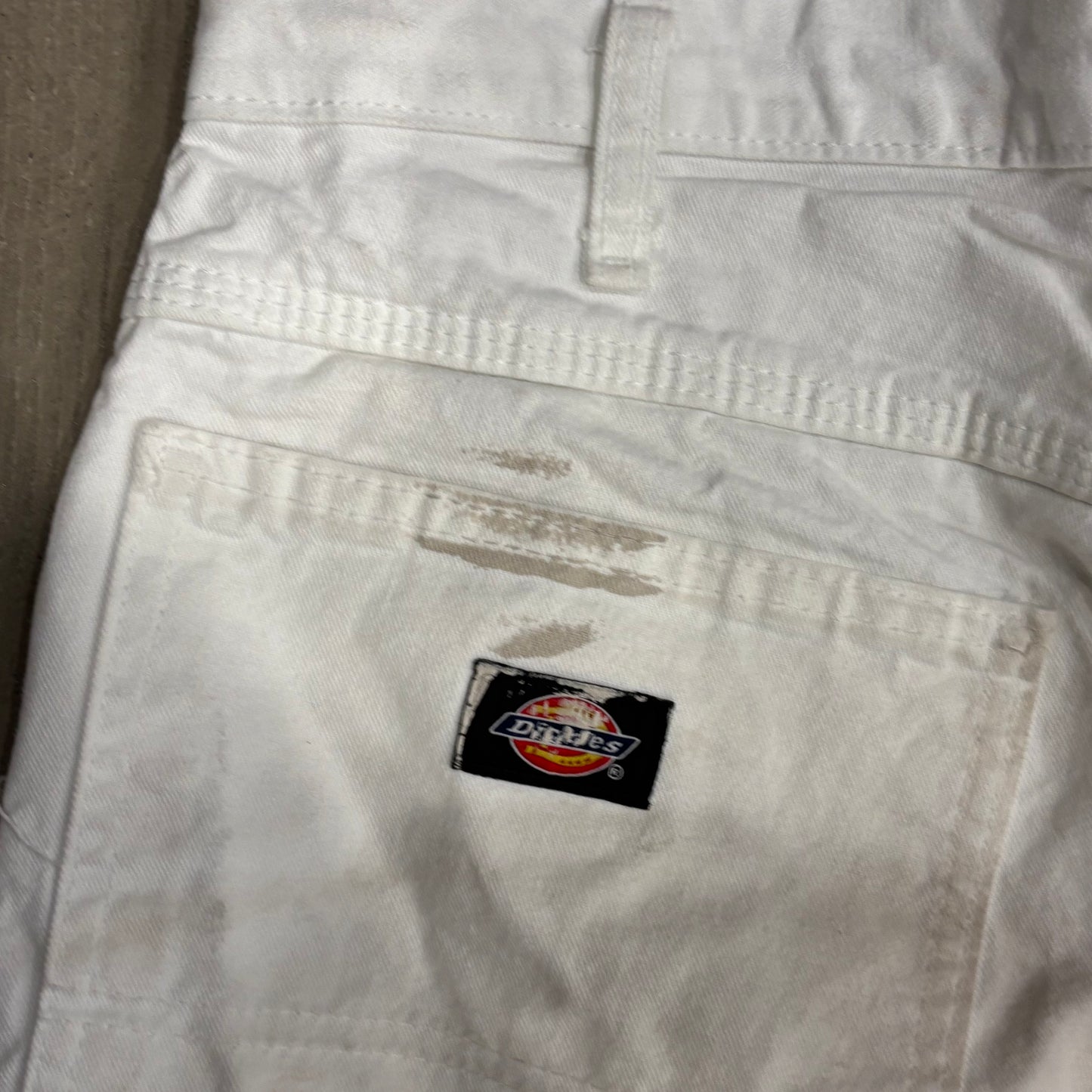 00's Dickies×Sherwin Williams ディッキーズ ペインターパンツ ペンキ 白(32×30)/B2249P-SO