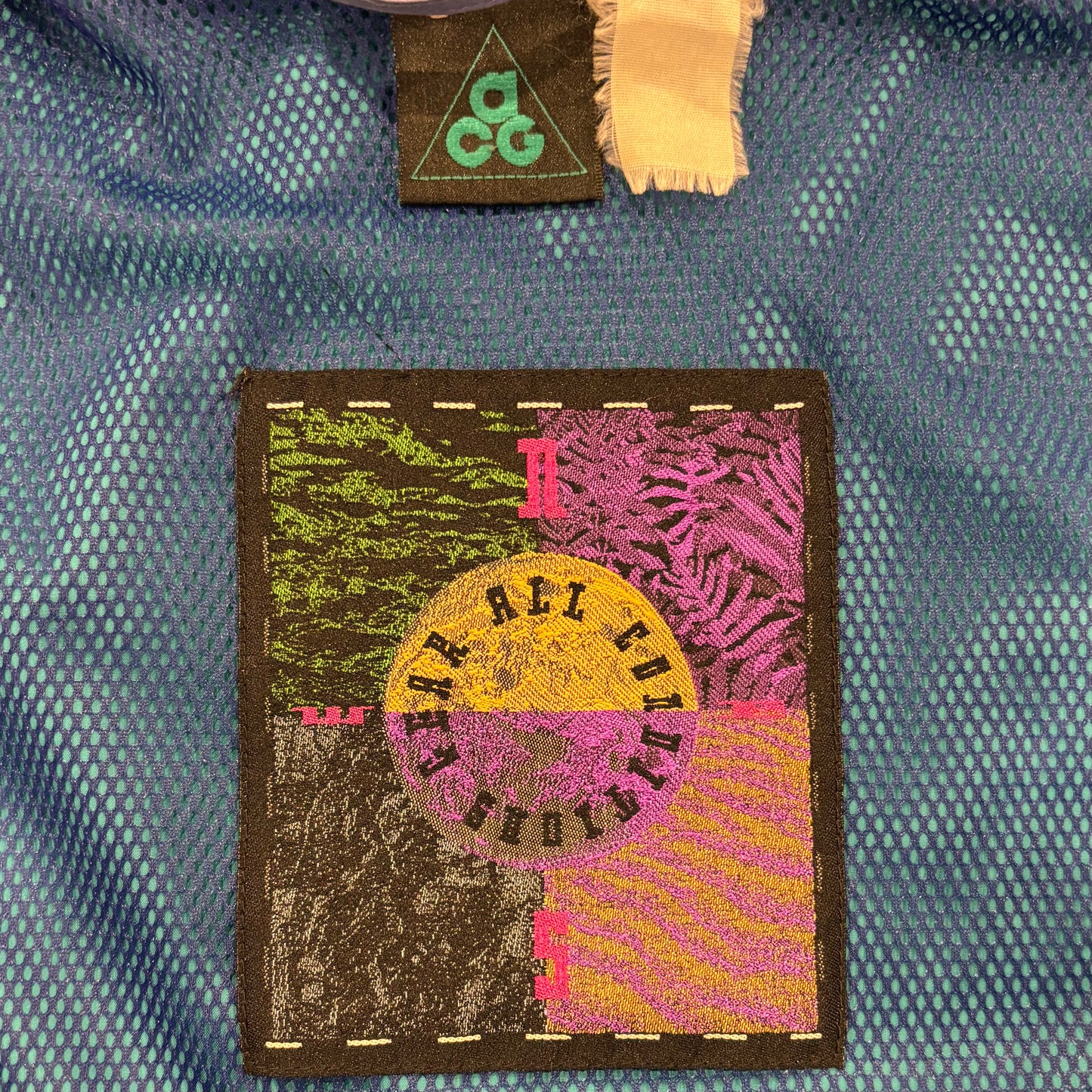 90's NIKE ACG ナイロンジャケット マルチカラー/B1604N-SO