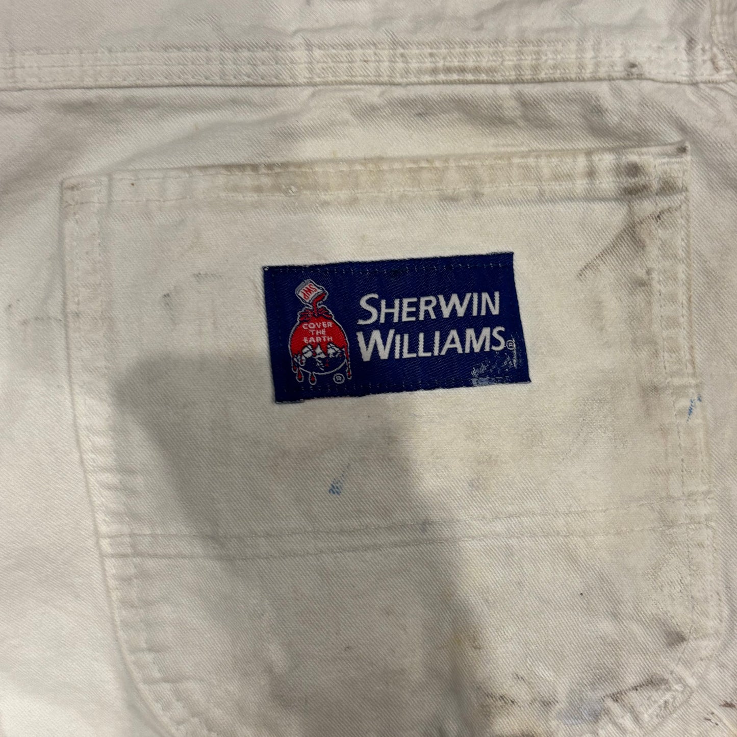 00's Dickies×Sherwin Williams ディッキーズ ペインターショーツ ハーフパンツ 白 (W36)/A7363P-SO