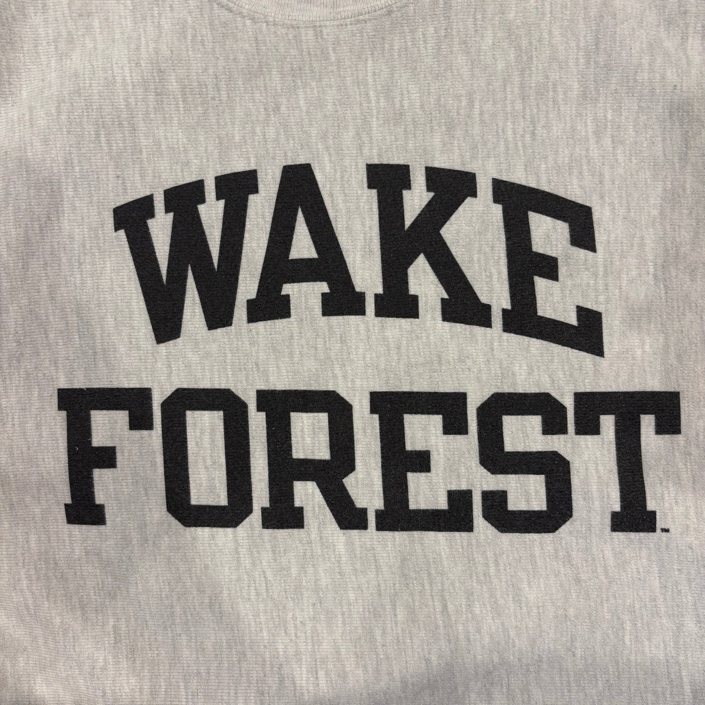 00's Campion リバースウィーブ WAKE FOREST スウェット グレー M /A8095S-SO