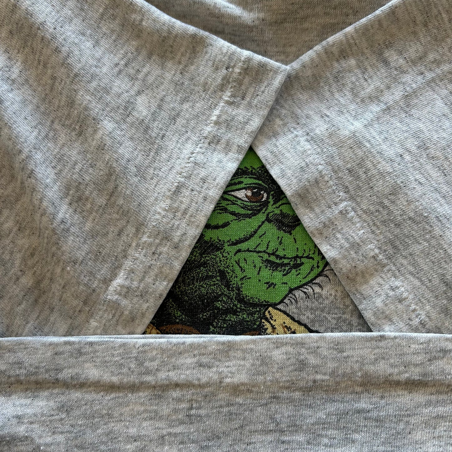 90's ARTEX STAR WARS”JEDI MASTER YODA" ヨーダ ムービーTシャツ グレー(L)/A6764T-SO