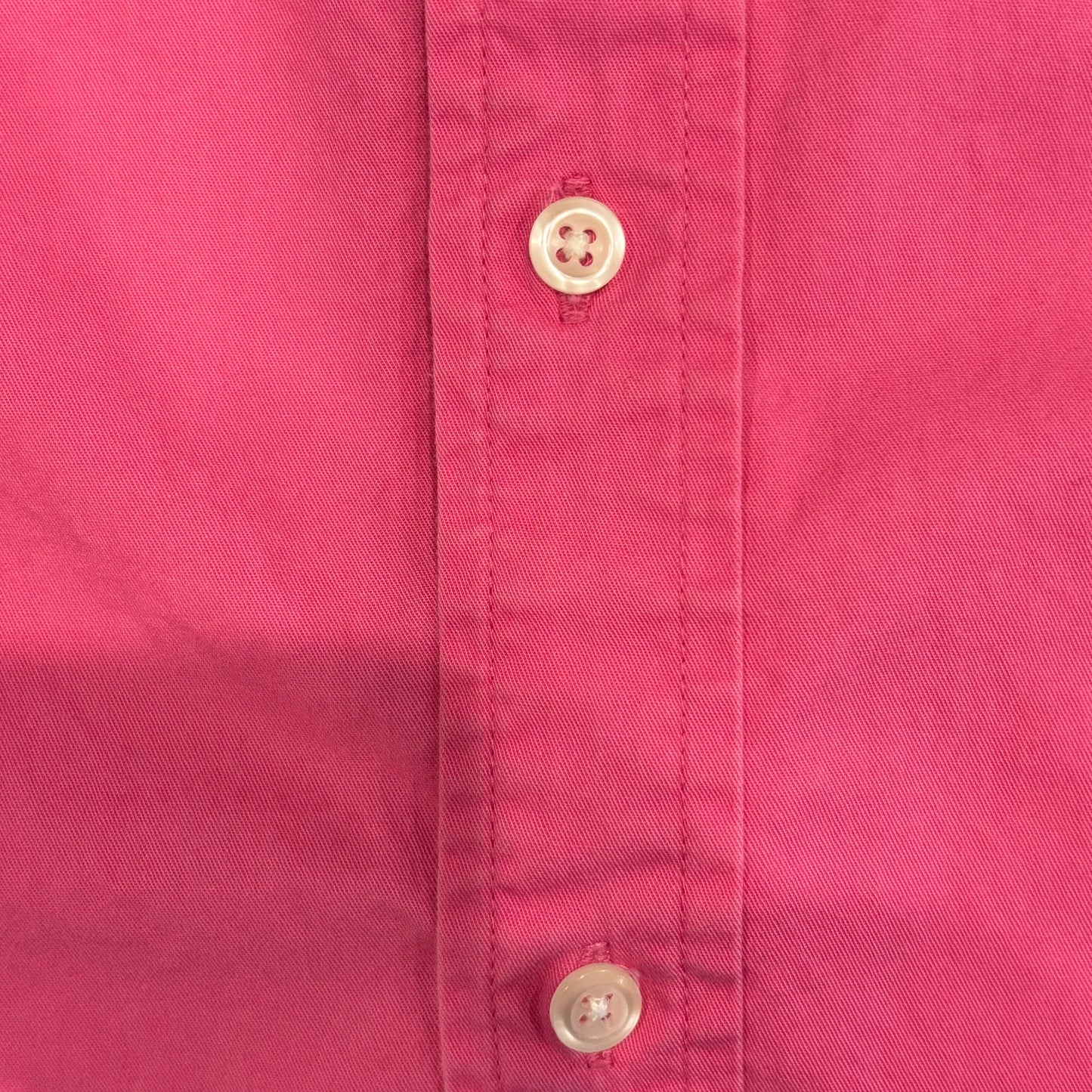 00's Ralph Lauren ラルフローレン 無地シャツ ピンク (L)/B1527S-SO