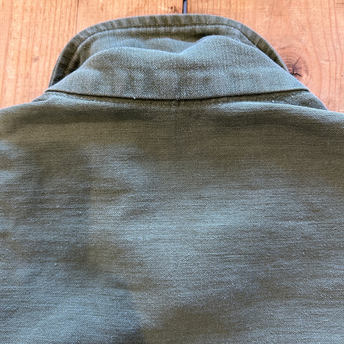 50's U.S.ARMY コットンサテンシャツ 1stモデル OG 107 /A8292SH-SO