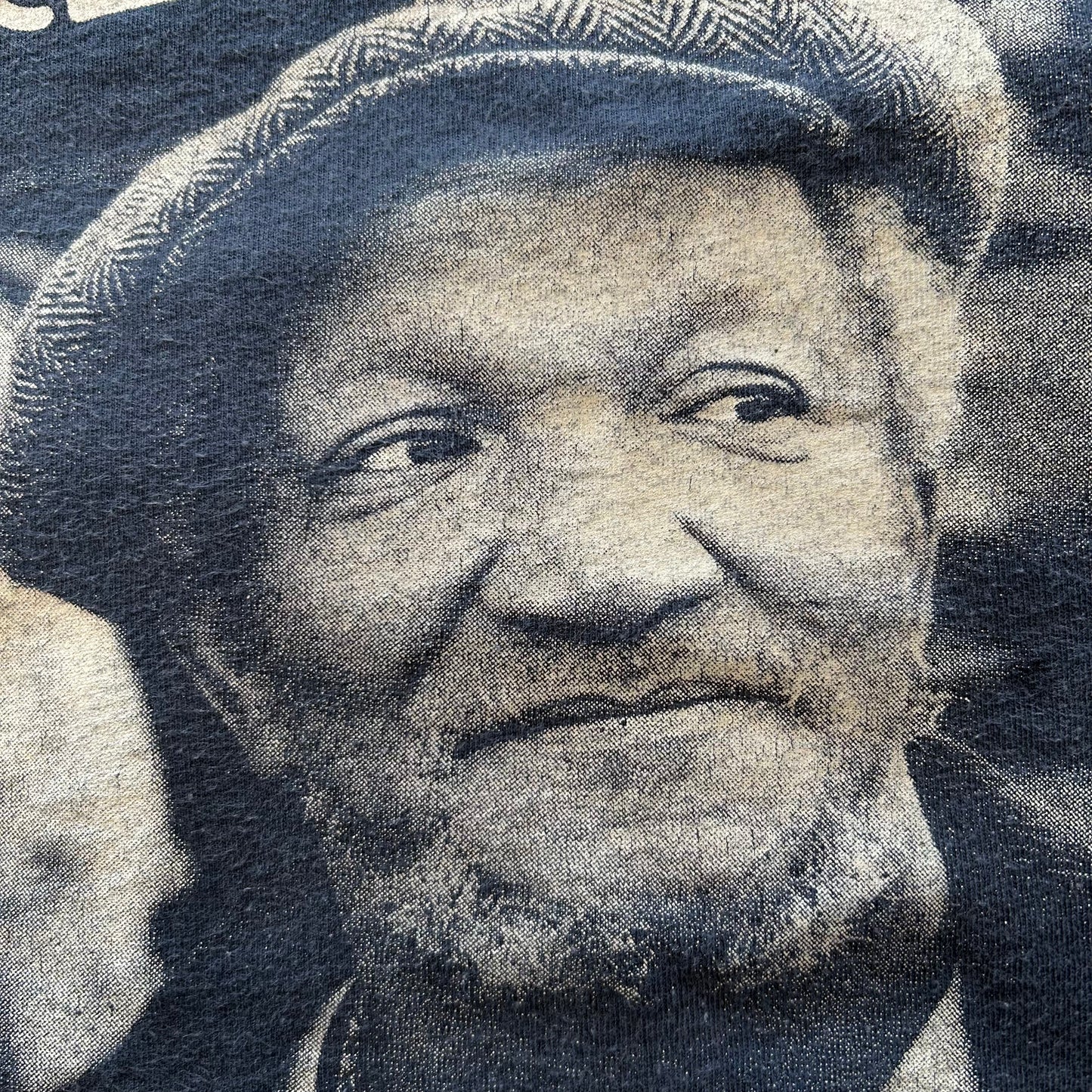 00's Fruit of The Loom "RED FOXX"俳優・コメディアン フォトTシャツ 紺(L))/A6569T-SO