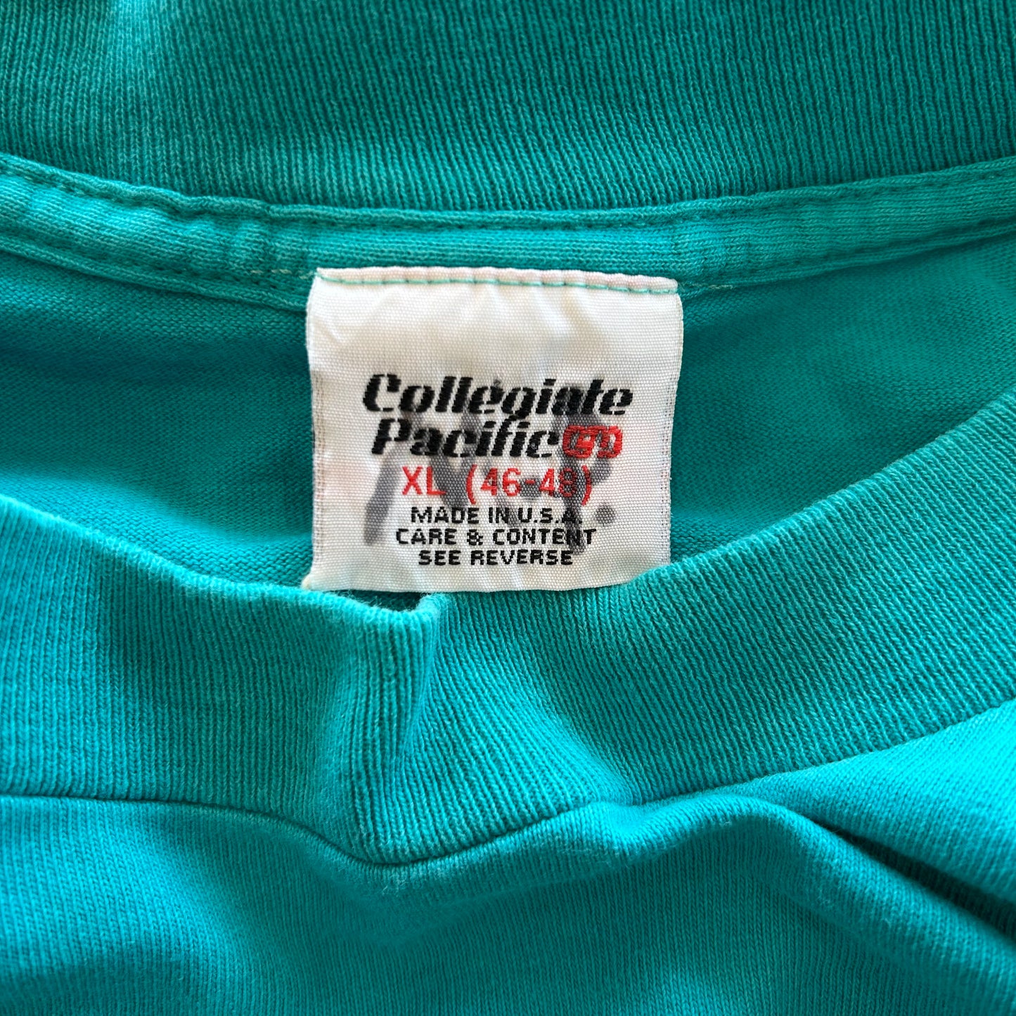 90's Collegiate Pacific CAPE HATTERAS ハッテラス岬 灯台Tシャツ (XL)/B2047T-SO