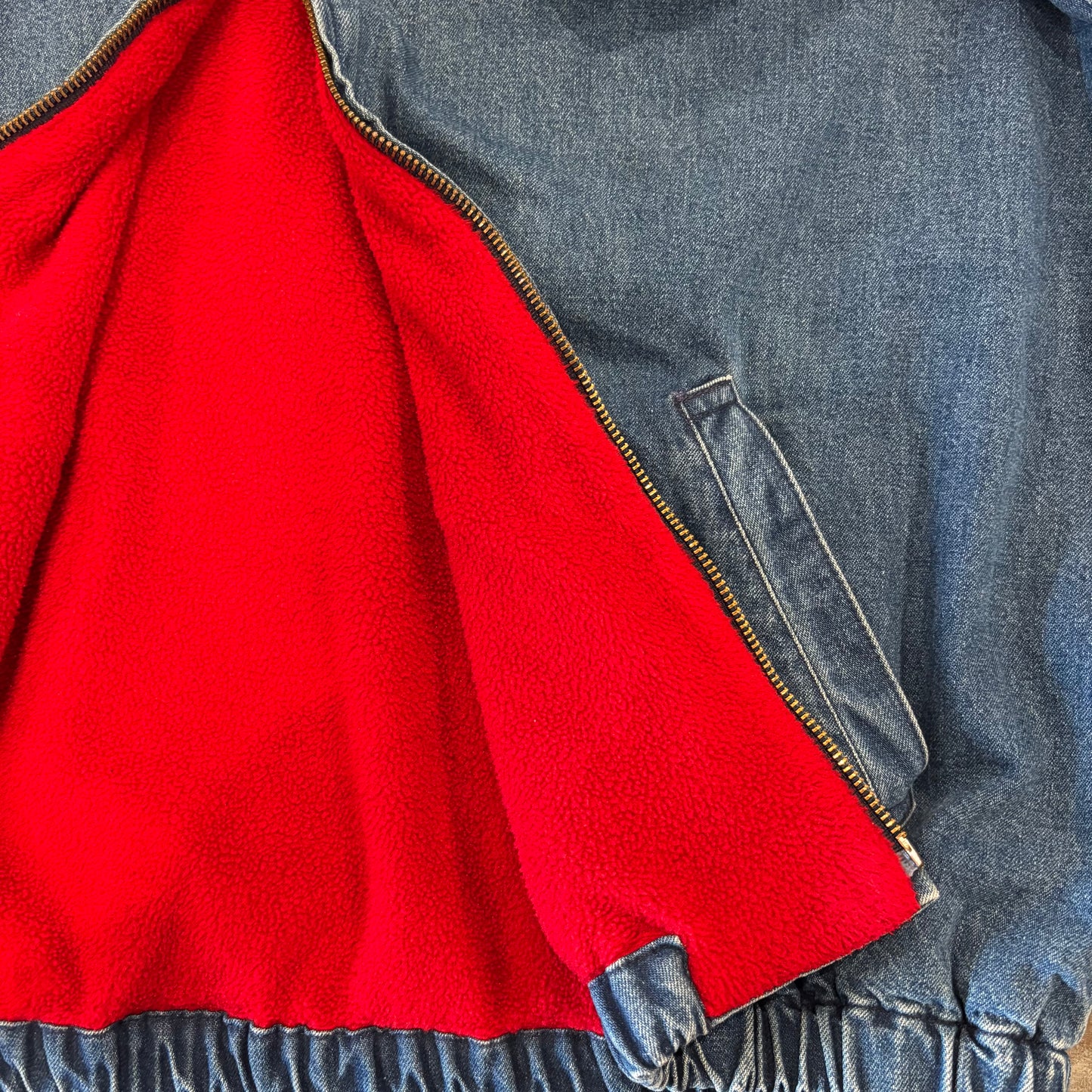 90's Ralph Lauren デニムスウィングトップ フリース裏地 (L)/A5904J-SO