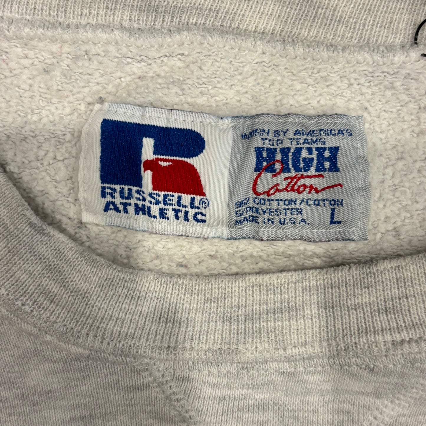90's Russell Athletic ラッセル 無地スウェット 白 (L)/B2920S-SO