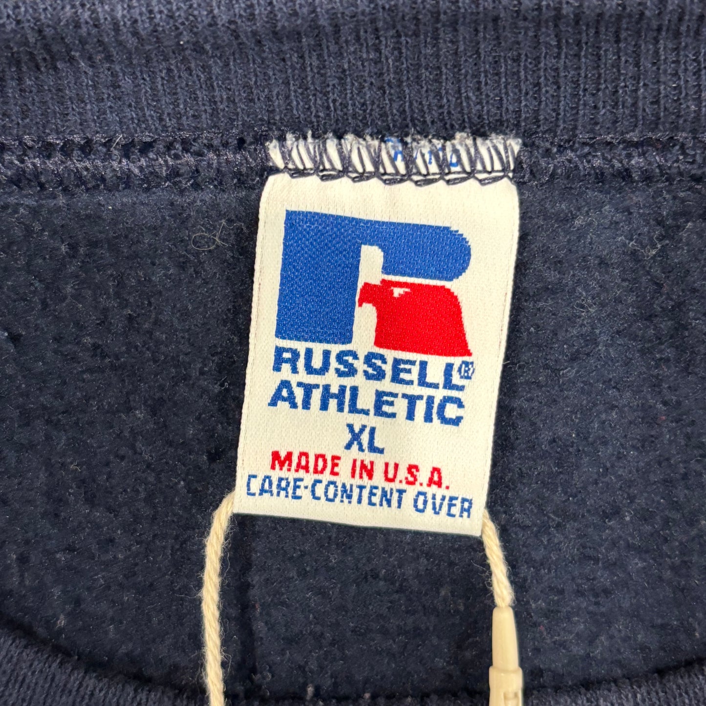 90's Russell Athletic ラッセル 無地スウェット 紺 (XL)/B2944S-SO