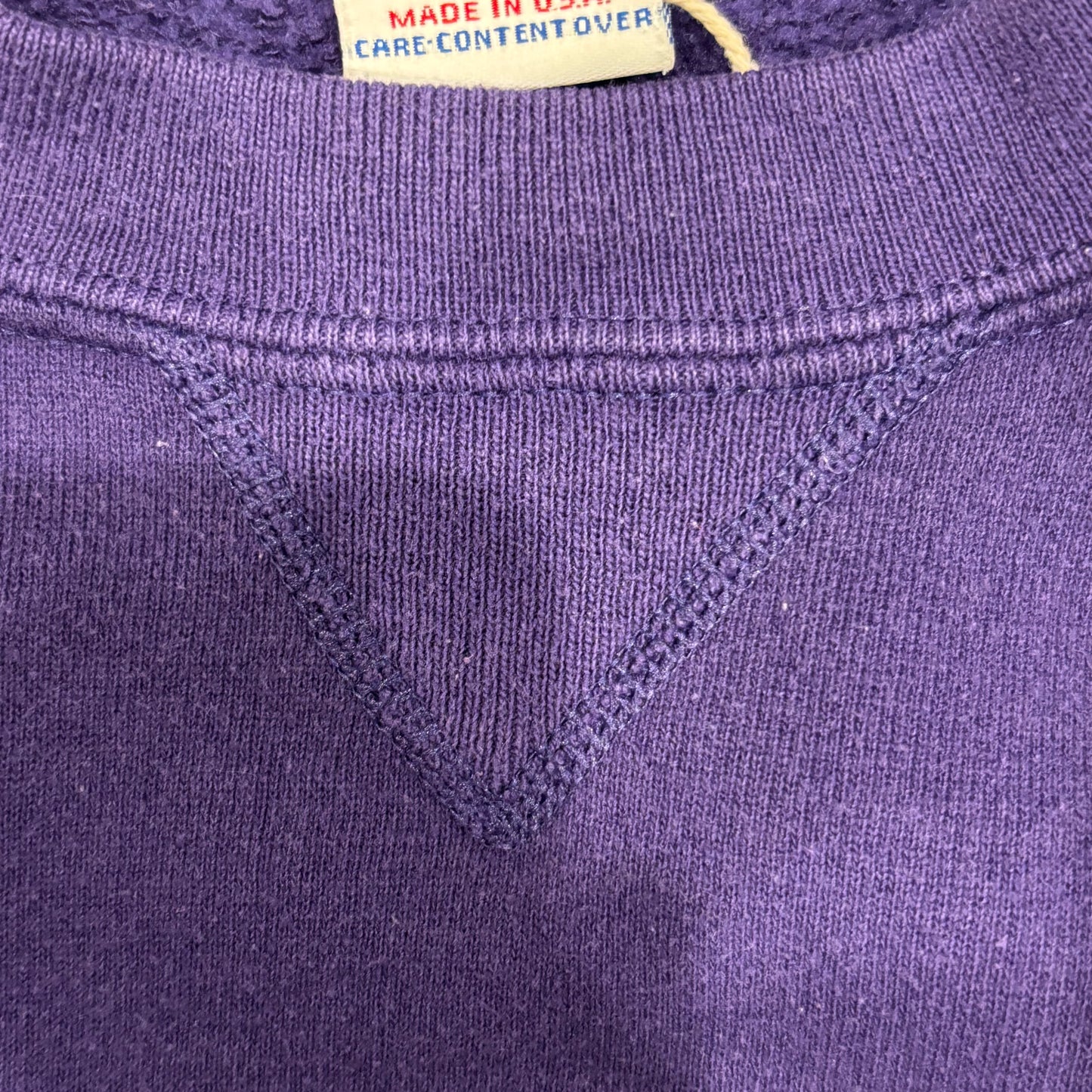 90'S Russell Athletic ラッセル 無地スウェット 紫 (XL)/A7716S-SO