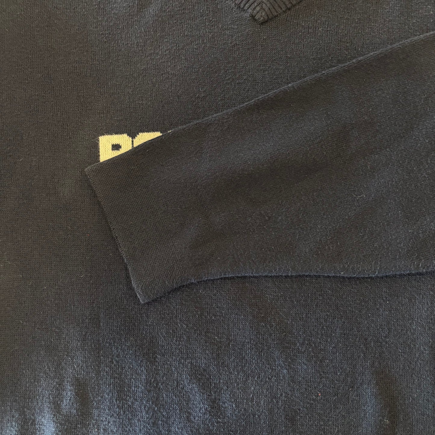90's POLO SPORT コットンニット ネイビー XXL /A8112K-SO