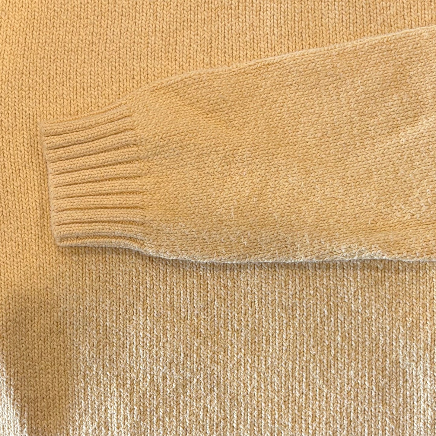 00's RALPH LAUREN コットンニット イエロー L /A8290K-SO