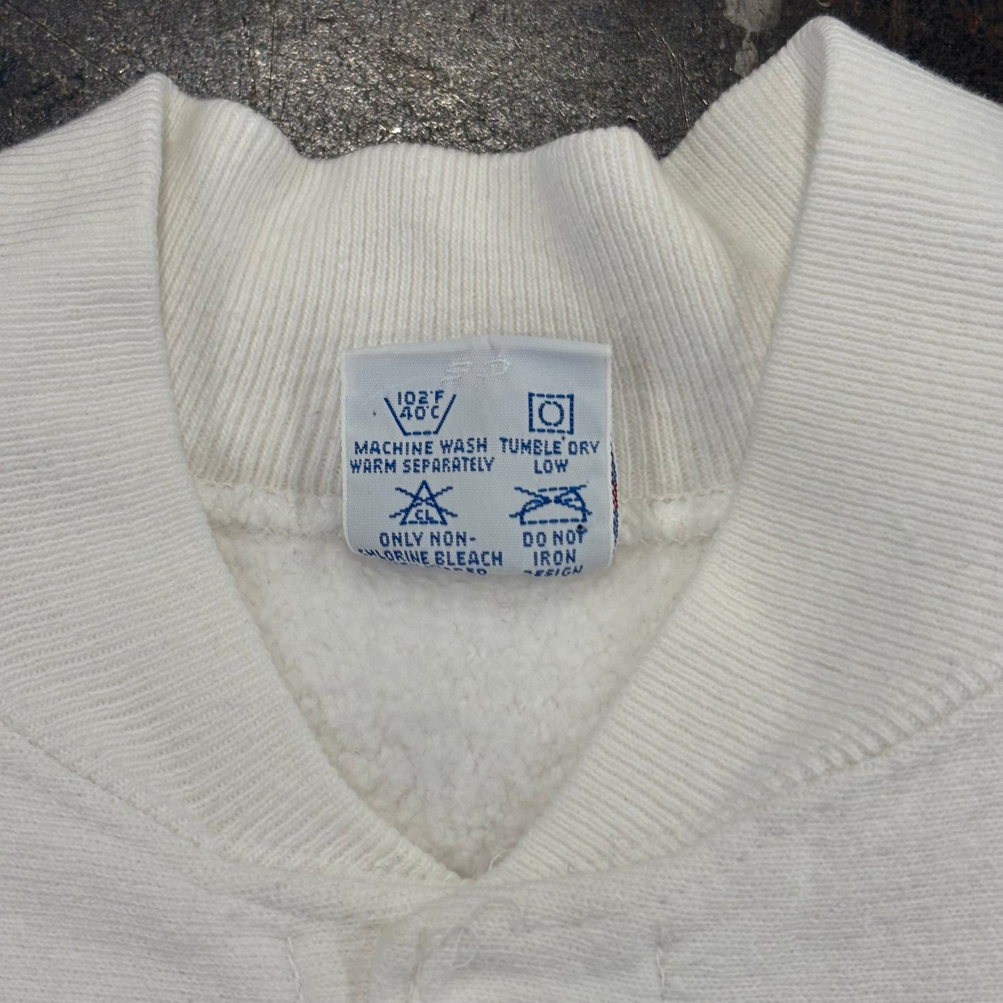 90's Champion ReverseWeave リバースウィーブスナップカーディガン ホワイト (XL)/A6184R-SO