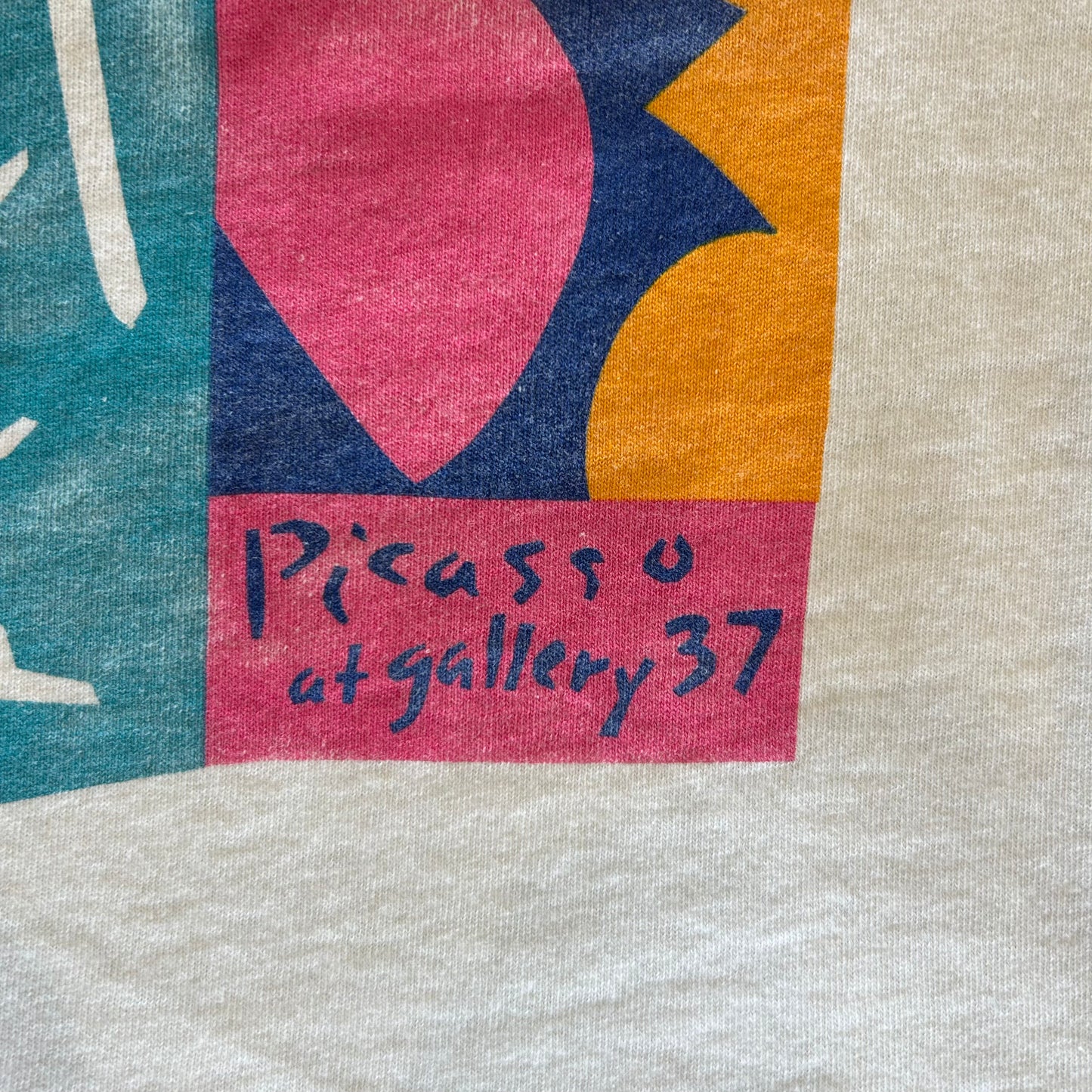 90's Picasso at Gallery37 ピカソ アートTシャツ 白(XL)/B2161T-SO