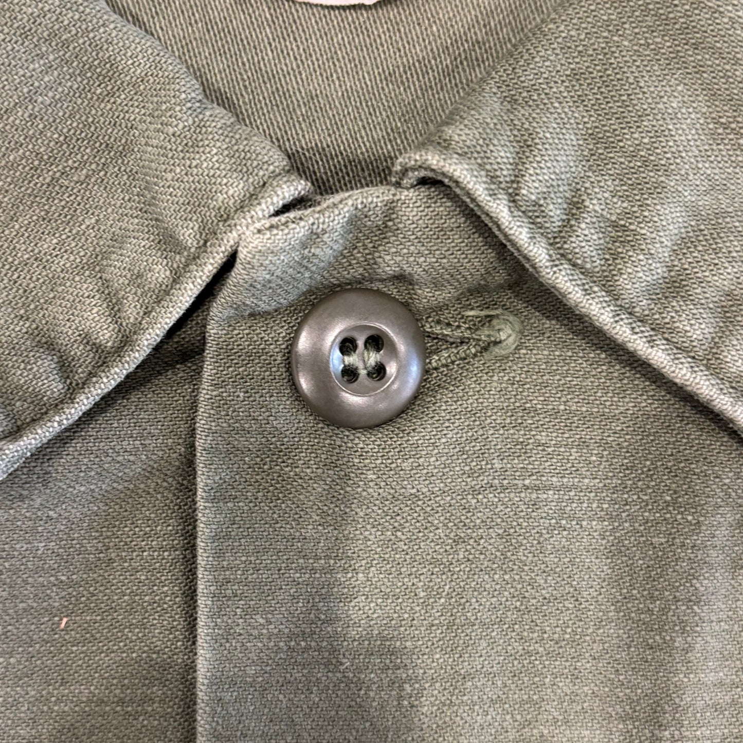 70's US ARMY ユーティリティーシャツ OG 107 ミリタリー カーキ (L)/A7732SH-SO