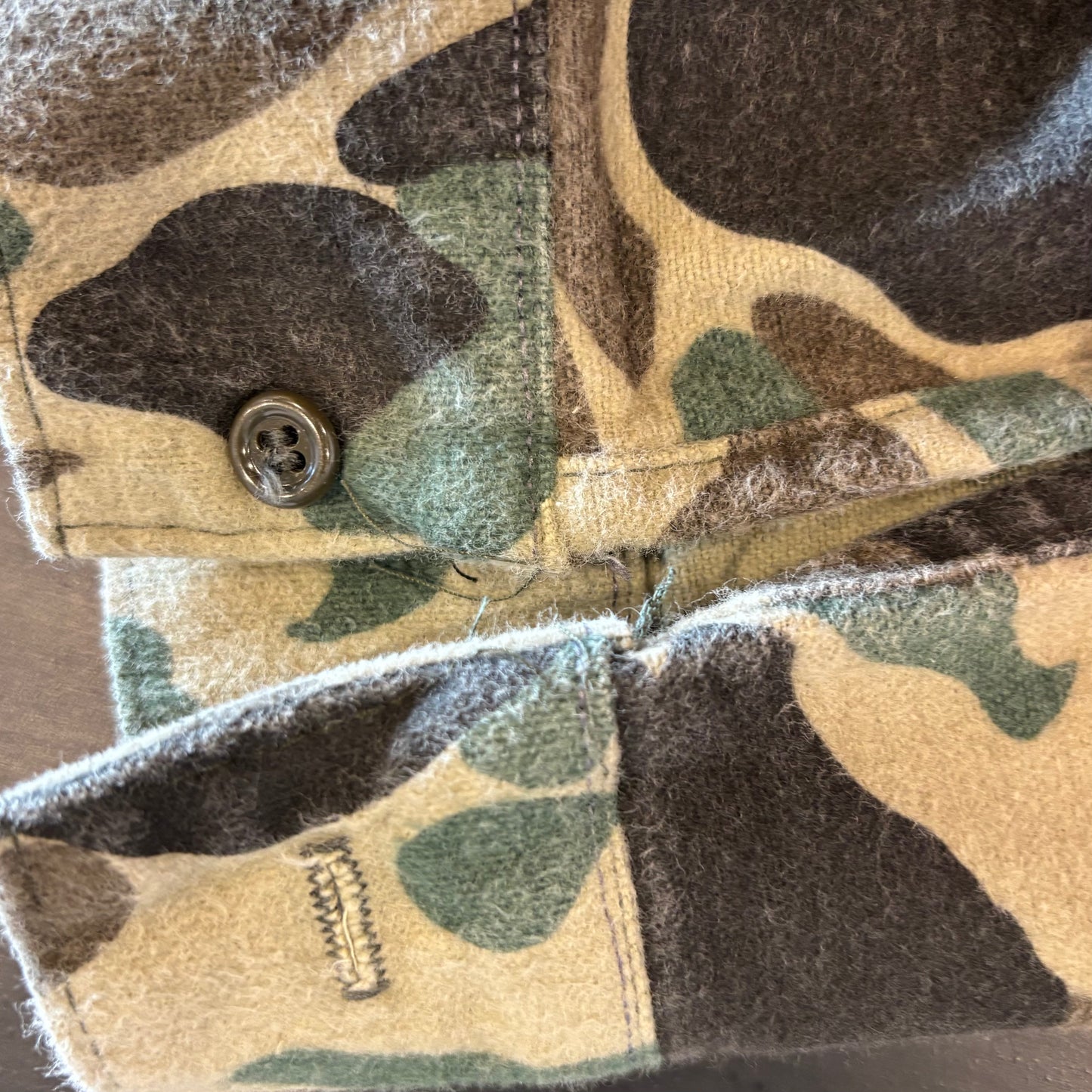 80's FIVE BROTHER シャモアクロスシャツ 迷彩 ダックハンターカモ(L)/A6169SH-SO