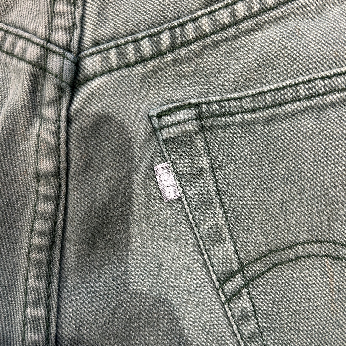 90's Levi's Silver Tab シルバータブ"BAGGY" デニムパンツ グリーン(34×30)/B1914P-SO
