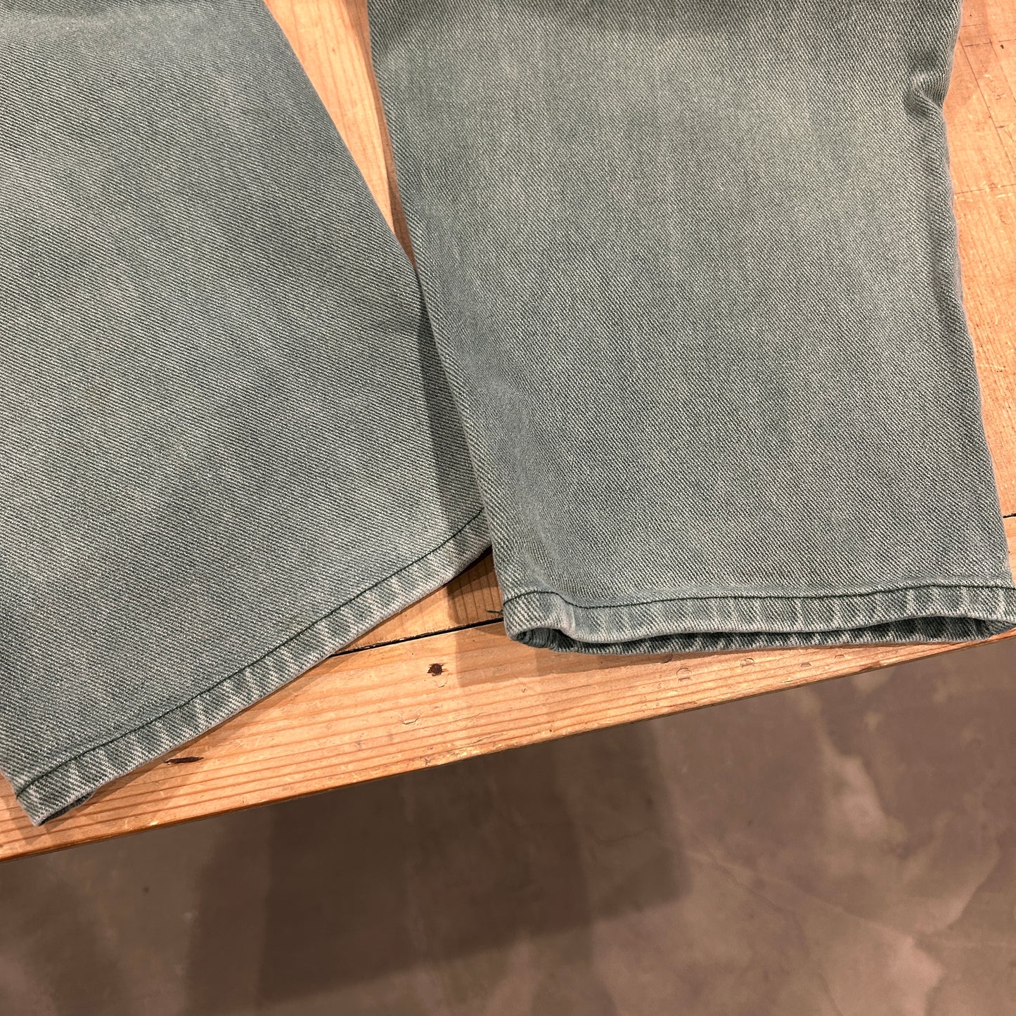 90's Levi's Silver Tab シルバータブ"BAGGY" デニムパンツ グリーン(34×30)/B1914P-SO