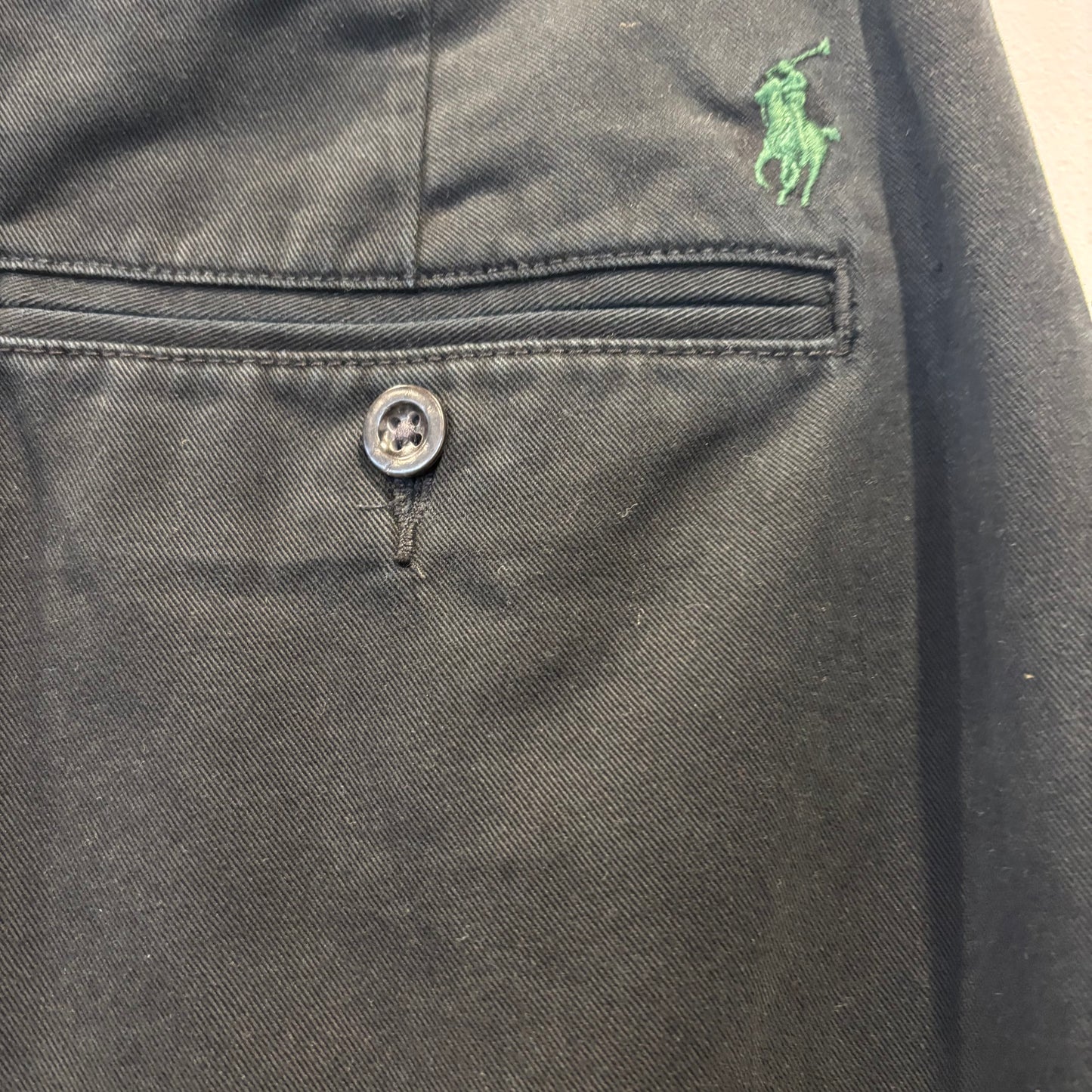 00's Polo by Ralph Lauren ラルフローレン Preston Pant ポロチノ パンツ 黒 (38×30)/A9081P-SO