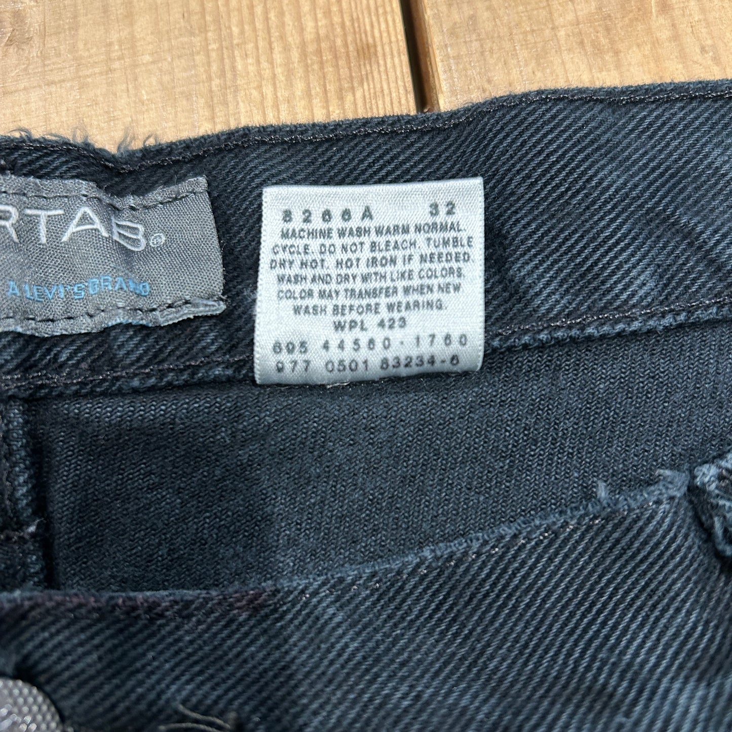 00's Levi's Silver Tab シルバータブ"Loose Fit" デニムパンツ 黒(38×30)/B2605