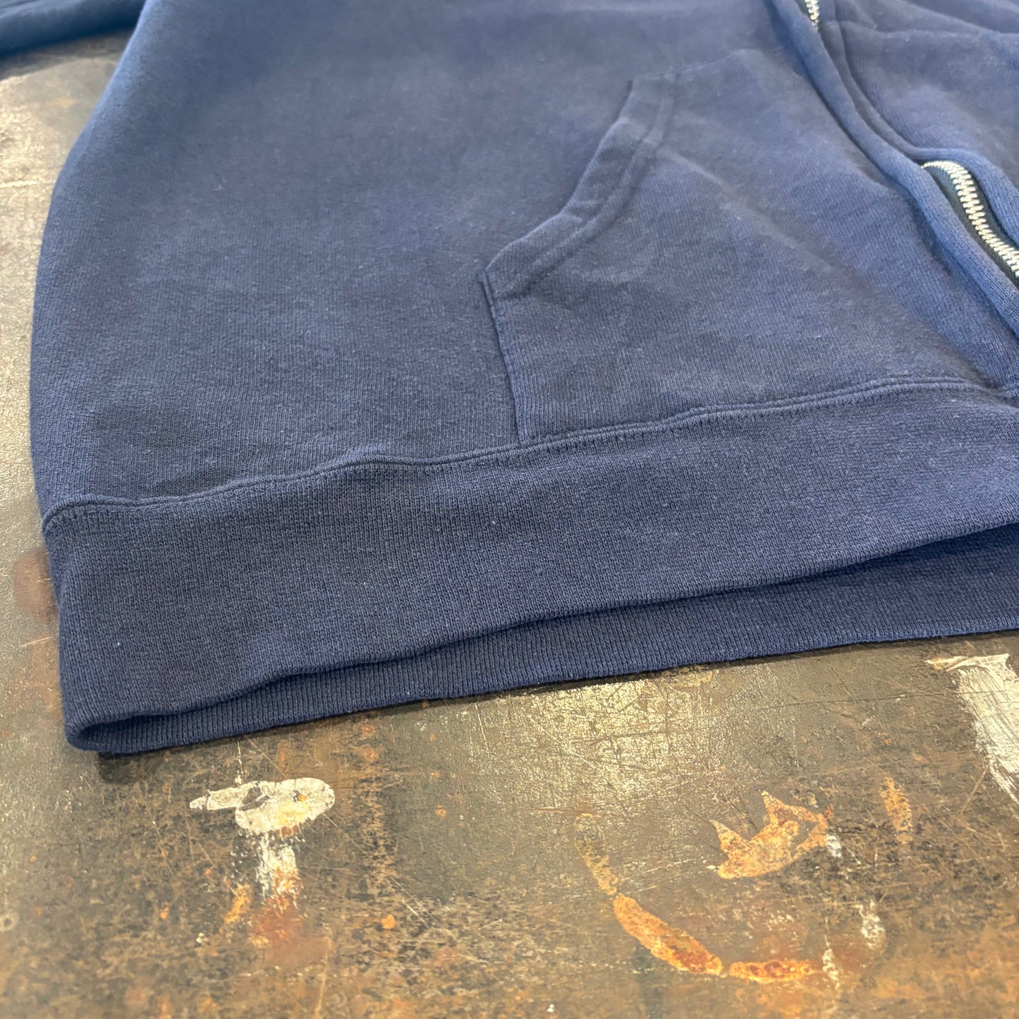 00's Lee IBM 企業 スウェット ジップフーディー ネイビー (XL) /A8522S-SO