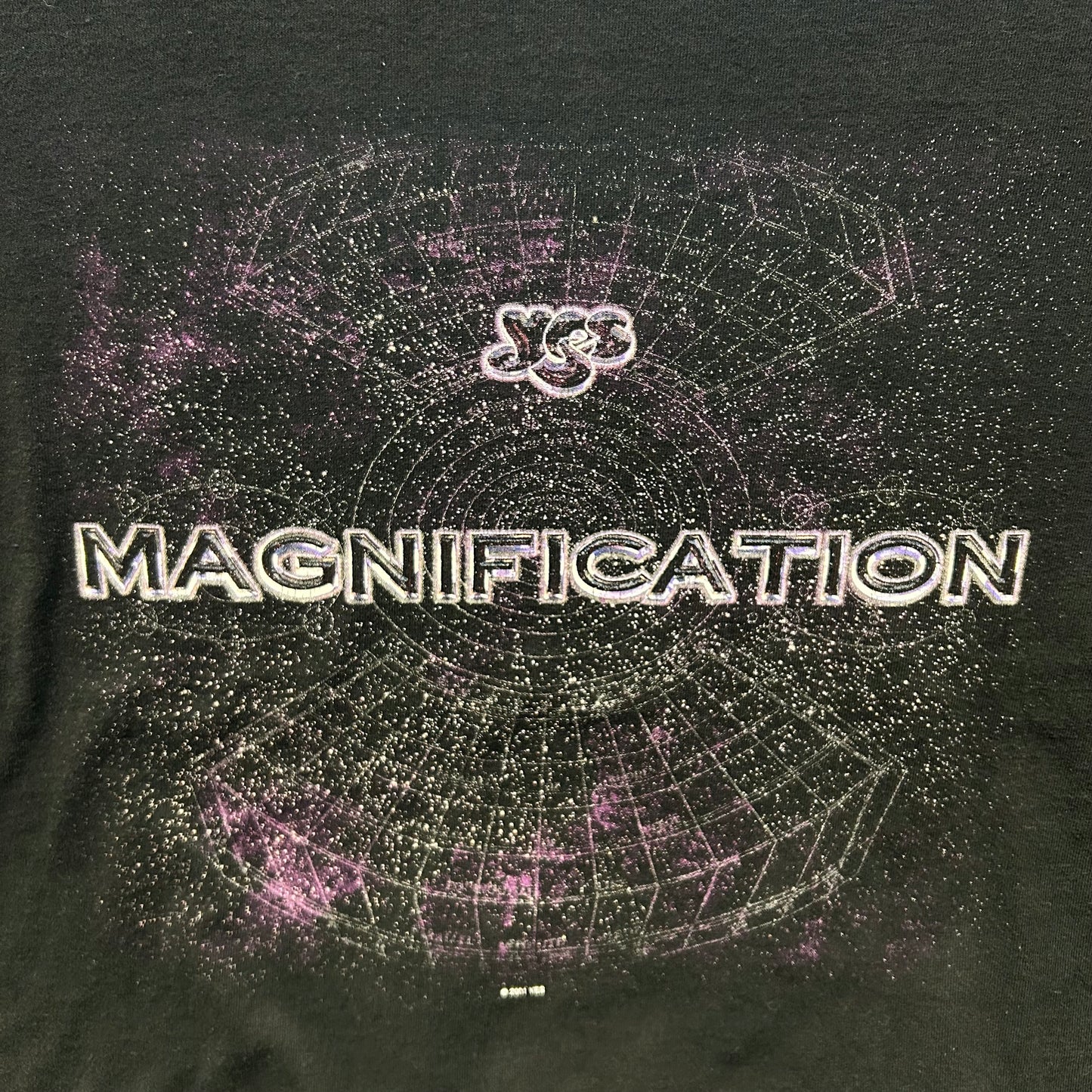 00's Yes アルバム"MAGNIFICATION" Tシャツ 黒(XL)/A6490T-SO