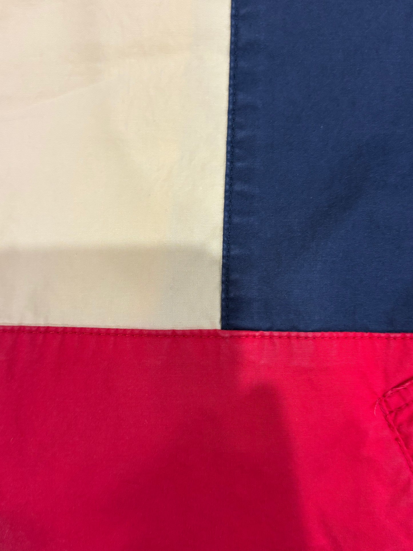 90's Polo Ralph Lauren 3 Tone Color スウィングトップ 紺赤黄 (L)/B3037O-SO