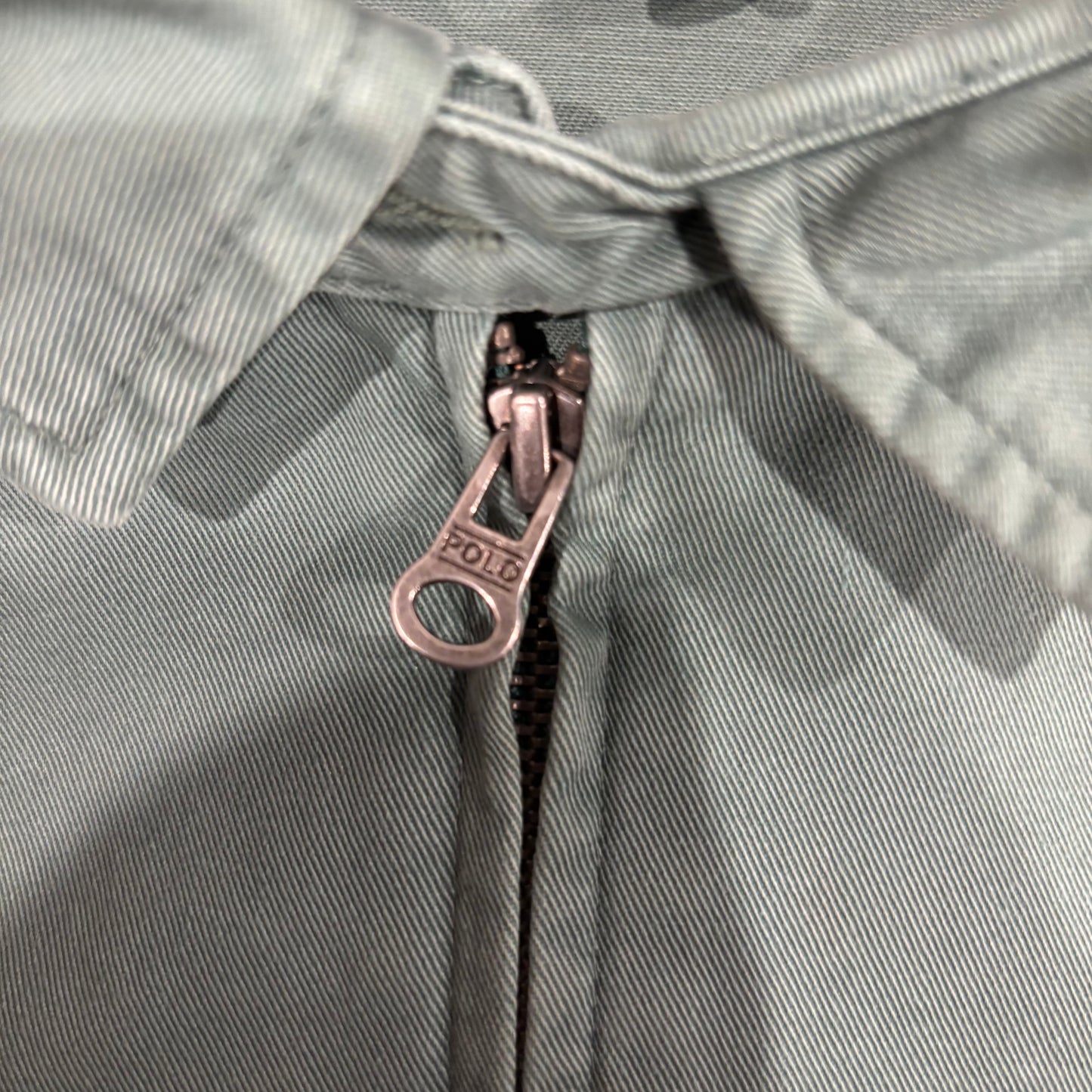 90's Polo Ralph Lauren スウィングトップ 灰緑 (XL)/B1797O-SO