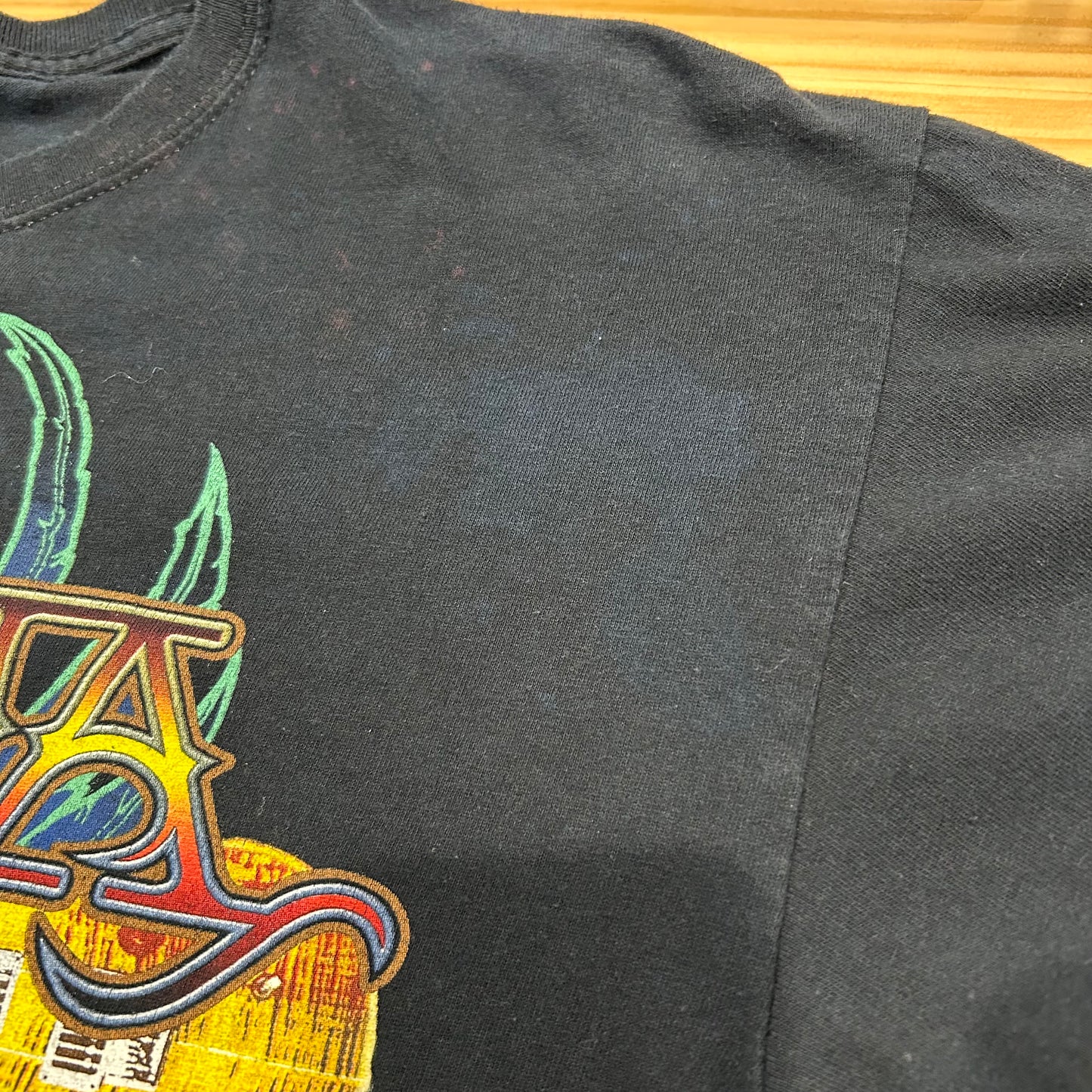 00's SANTANA サンタナ ”WINWOOD"ツアーコンサートTシャツ 黒(L)/B2458T-SO