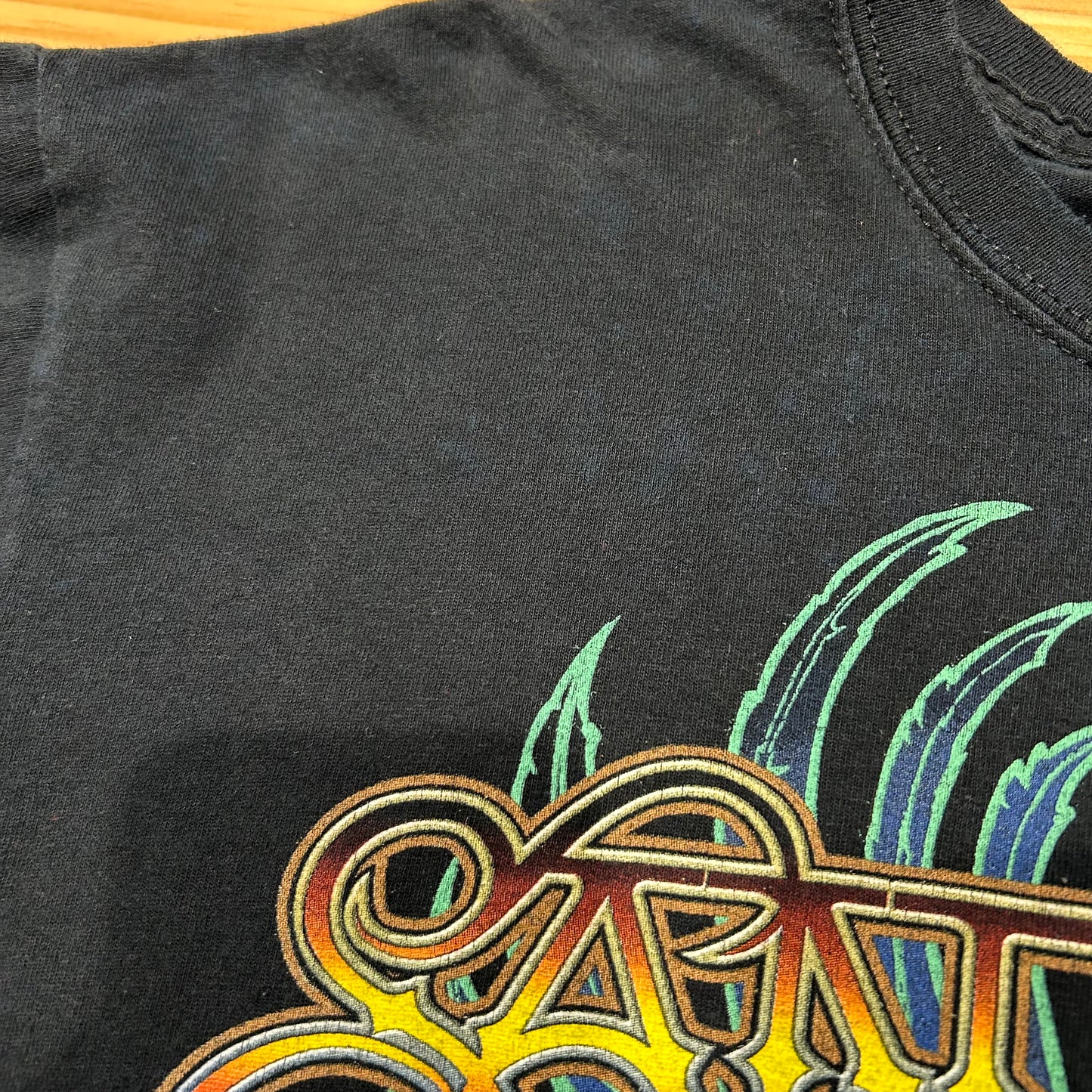 00's SANTANA サンタナ ”WINWOOD"ツアーコンサートTシャツ 黒(L)/B2458T-SO